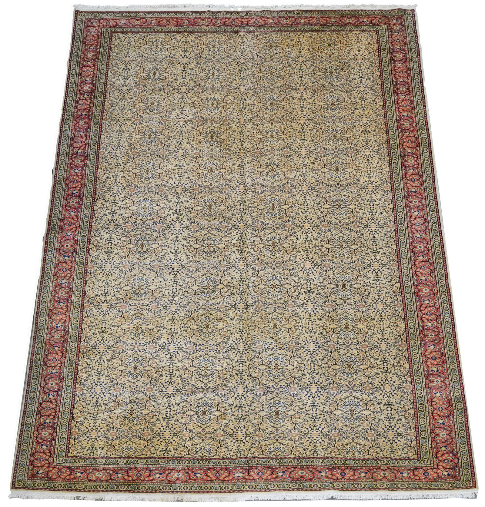 Connie Stevens- Persian-Style Rug: wool 11'9" x 8'3"