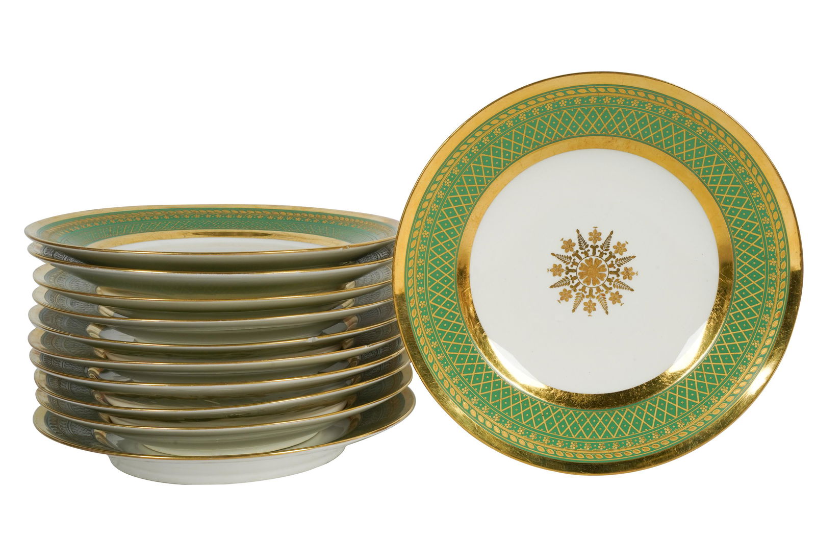Eleven Continental Porcelain Dessert Plates (1 of 7)