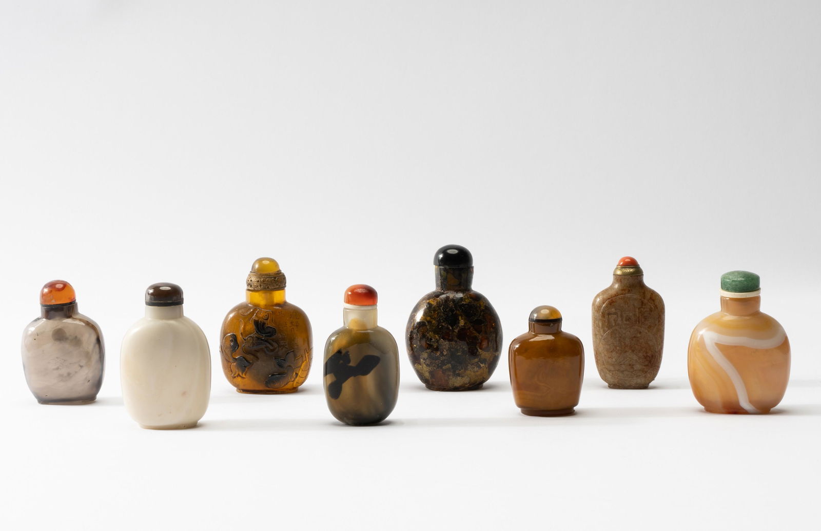 Collection of Eight Chinese Snuff Bottles (1 of 15)