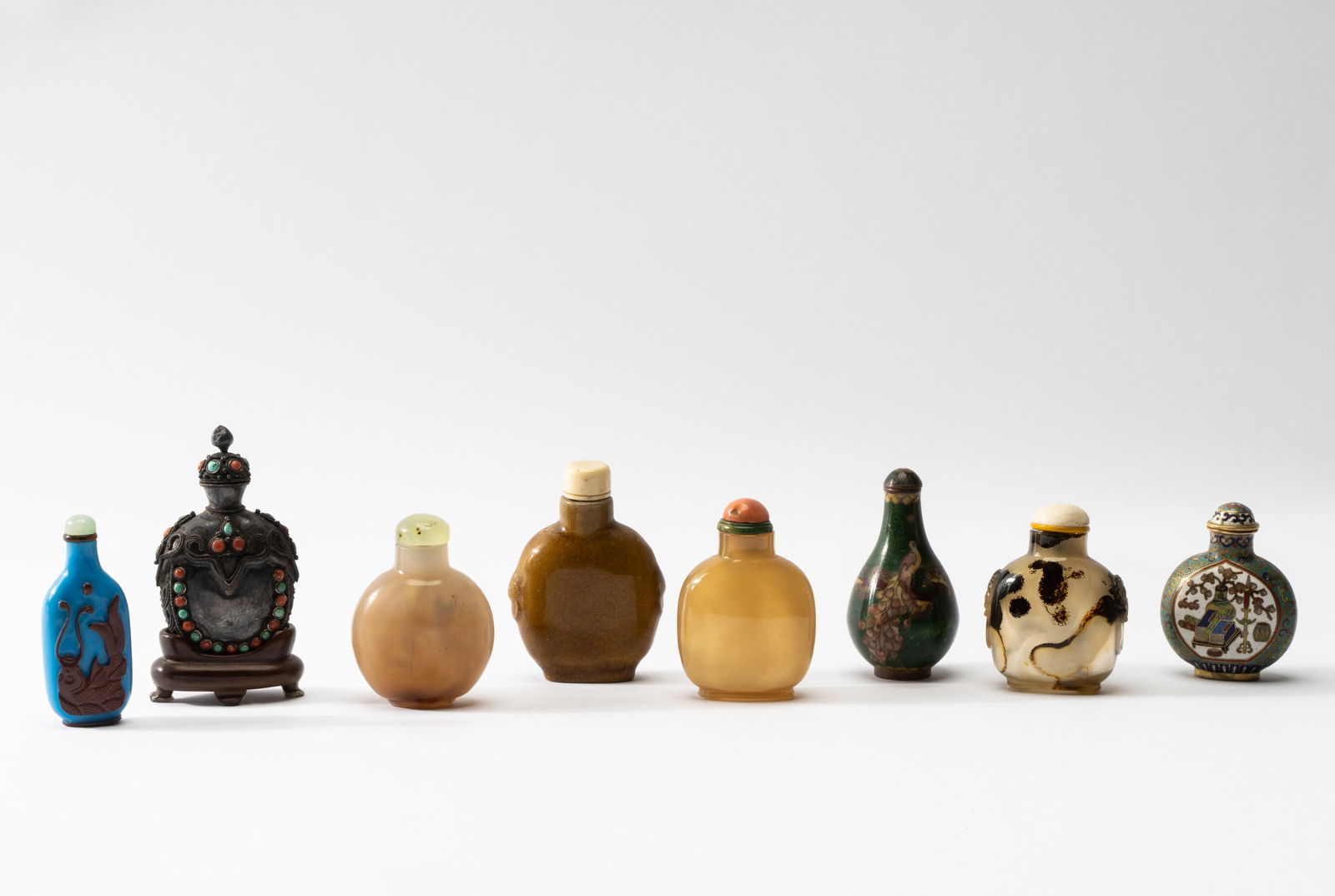Collection of Eight Chinese Snuff Bottles (1 of 15)