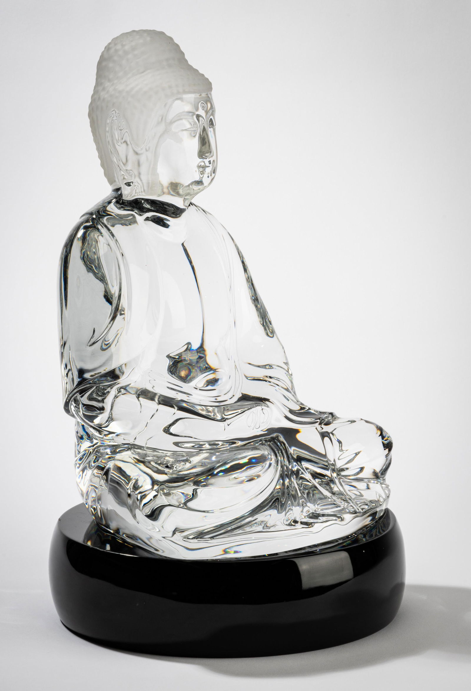 Large Baccarat Crystal Buddha Figure (1 of 10)