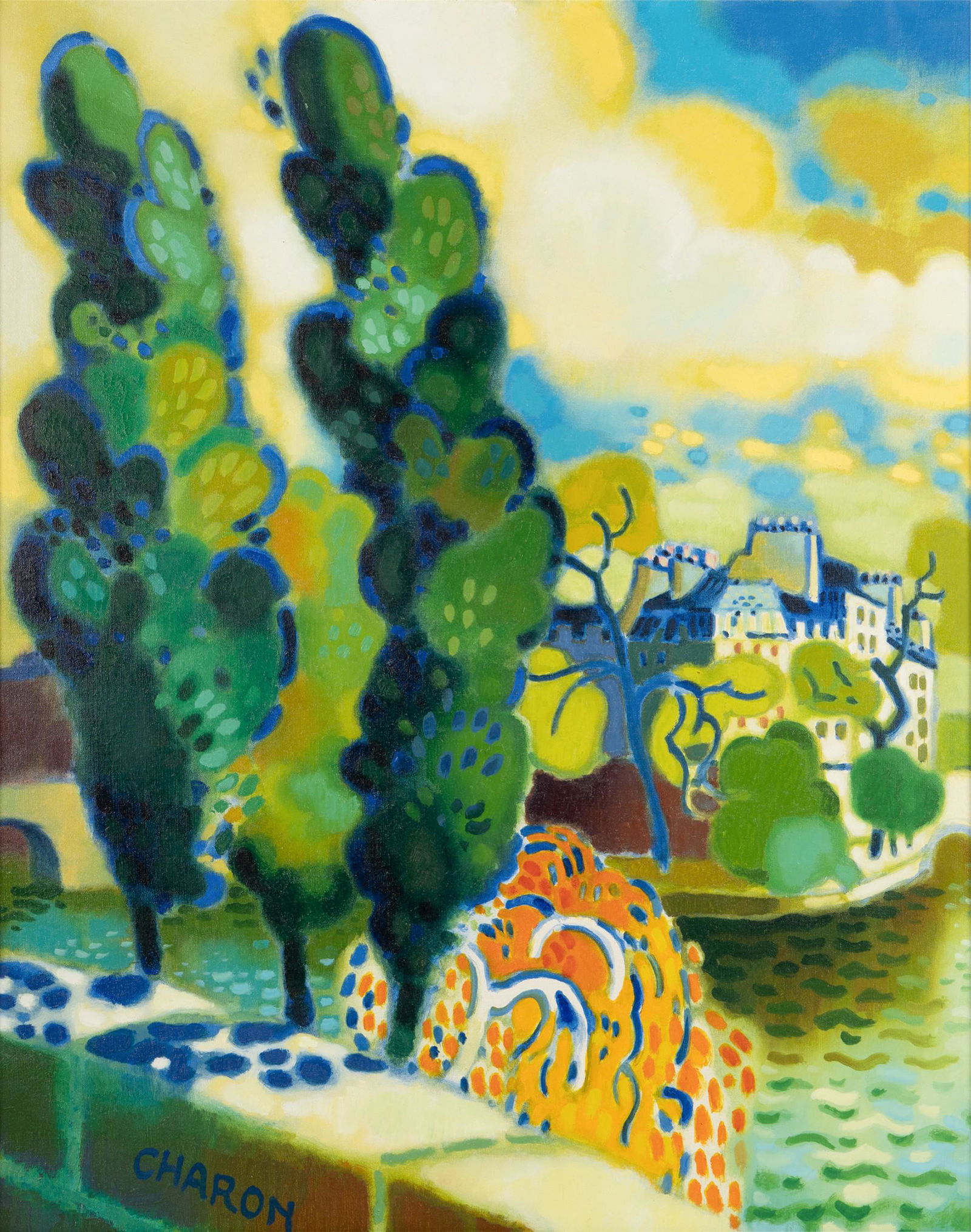 Guy Charon (French 1927-2021): Paysage (1 of 12)