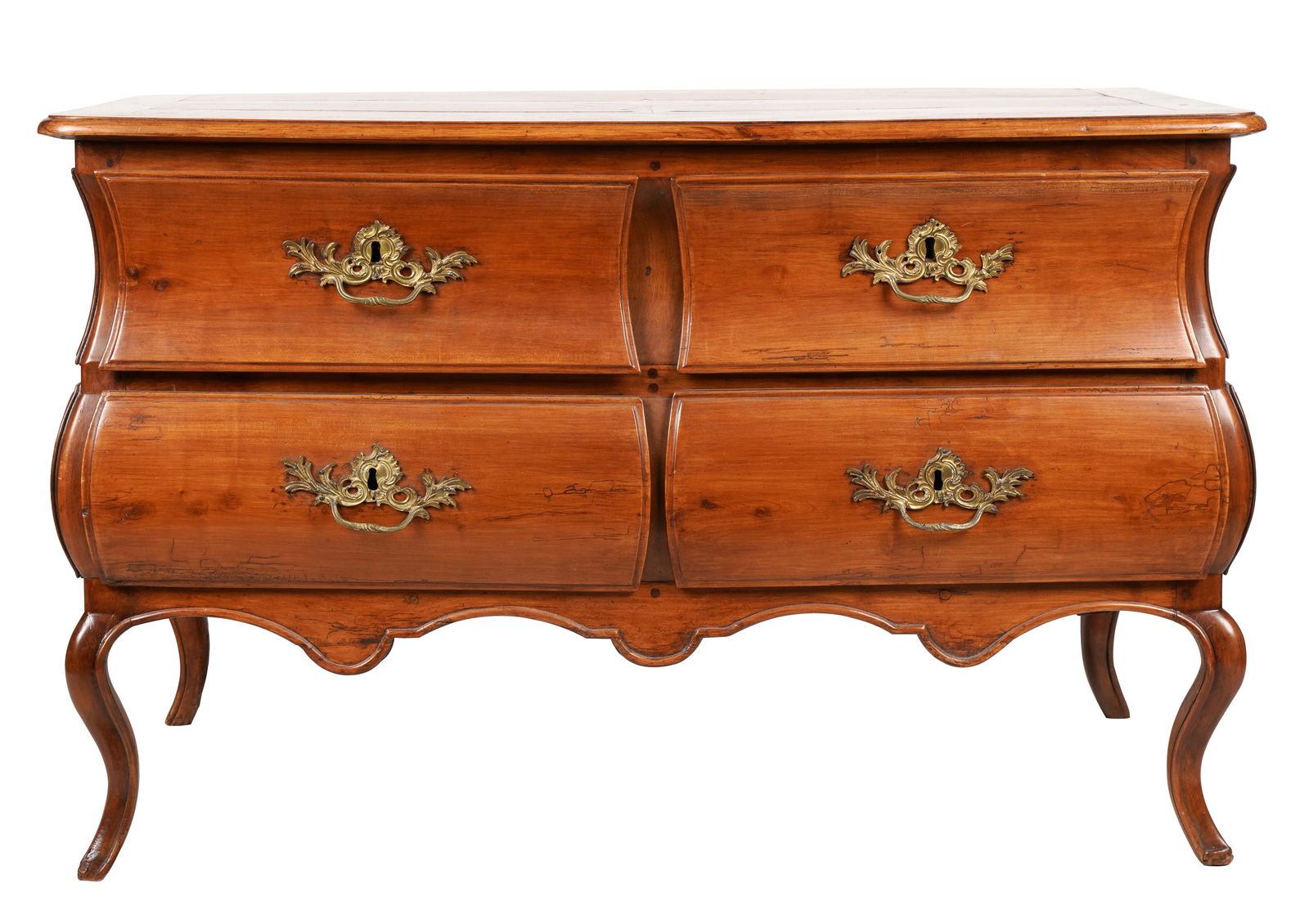 Continental Walnut Bombe Commode (1 of 11)