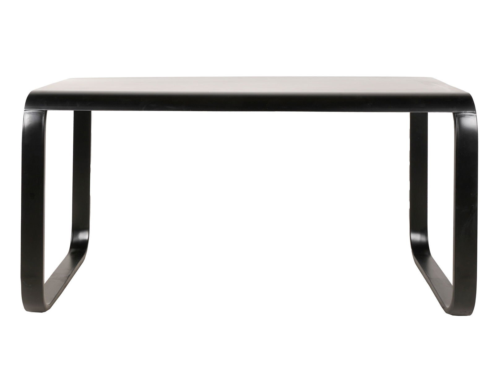 Modernist Black Metal Desk / Table (1 of 9)