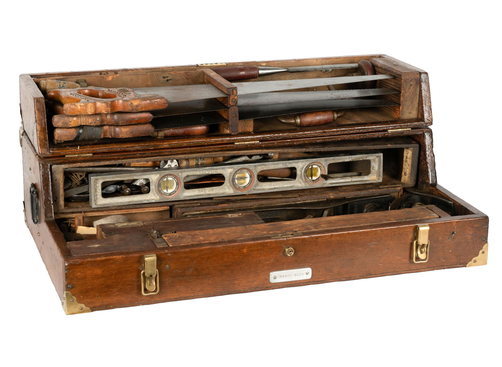Vintage Oak Tool Chest (1 of 13)