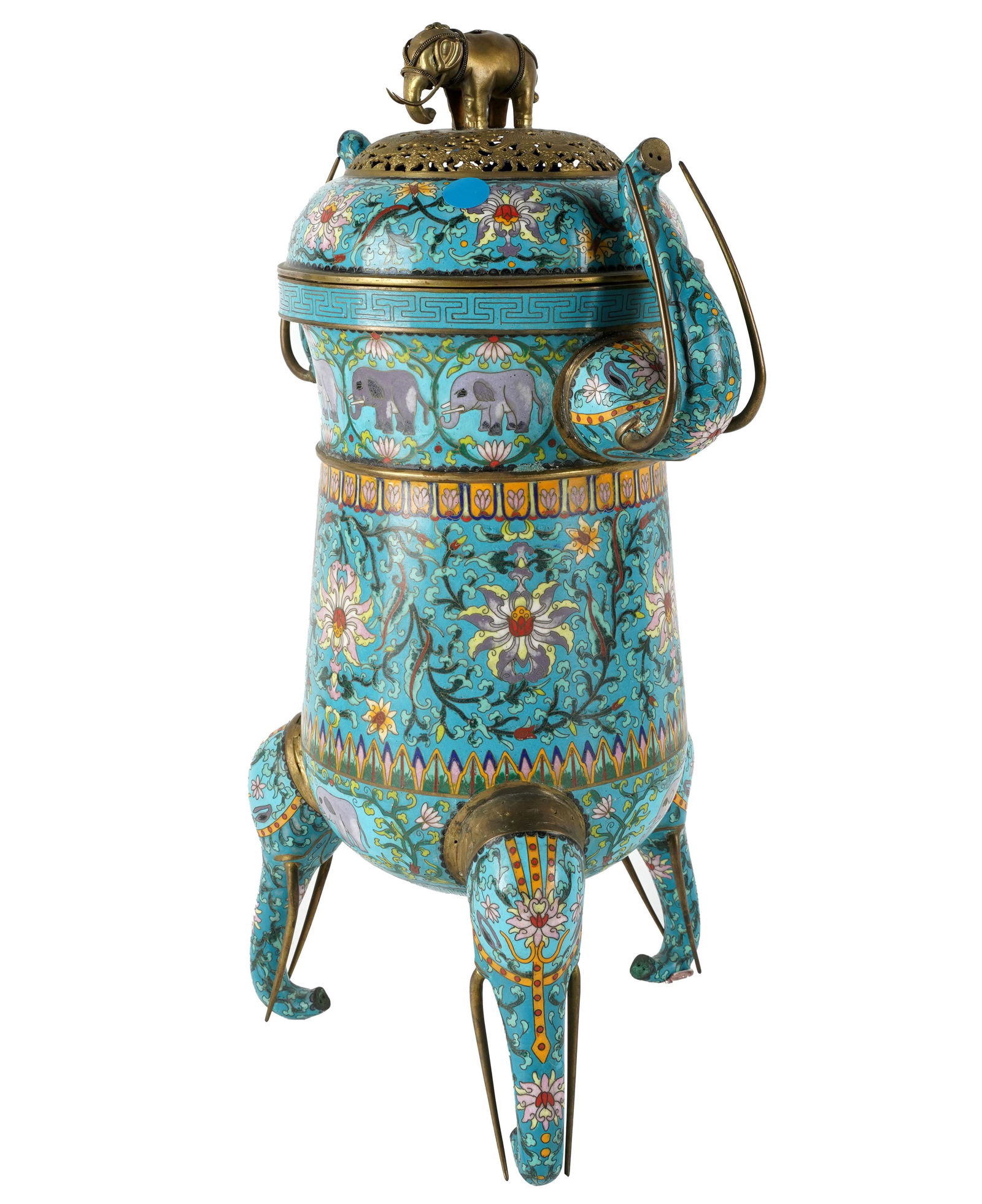 Chinese Cloisonné Censer (1 of 11)