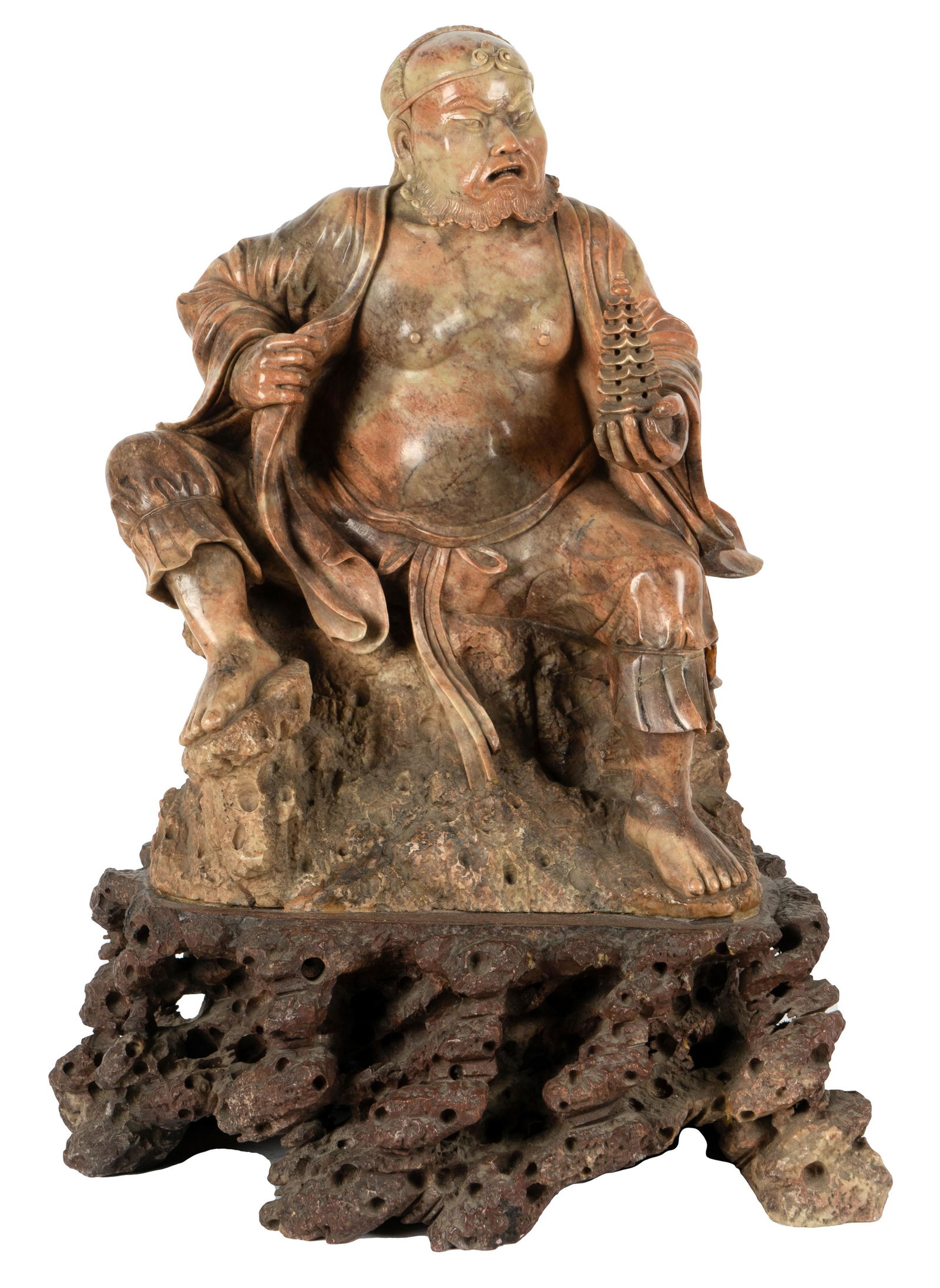 Chinese Carved Stone Figure (1 of 8)