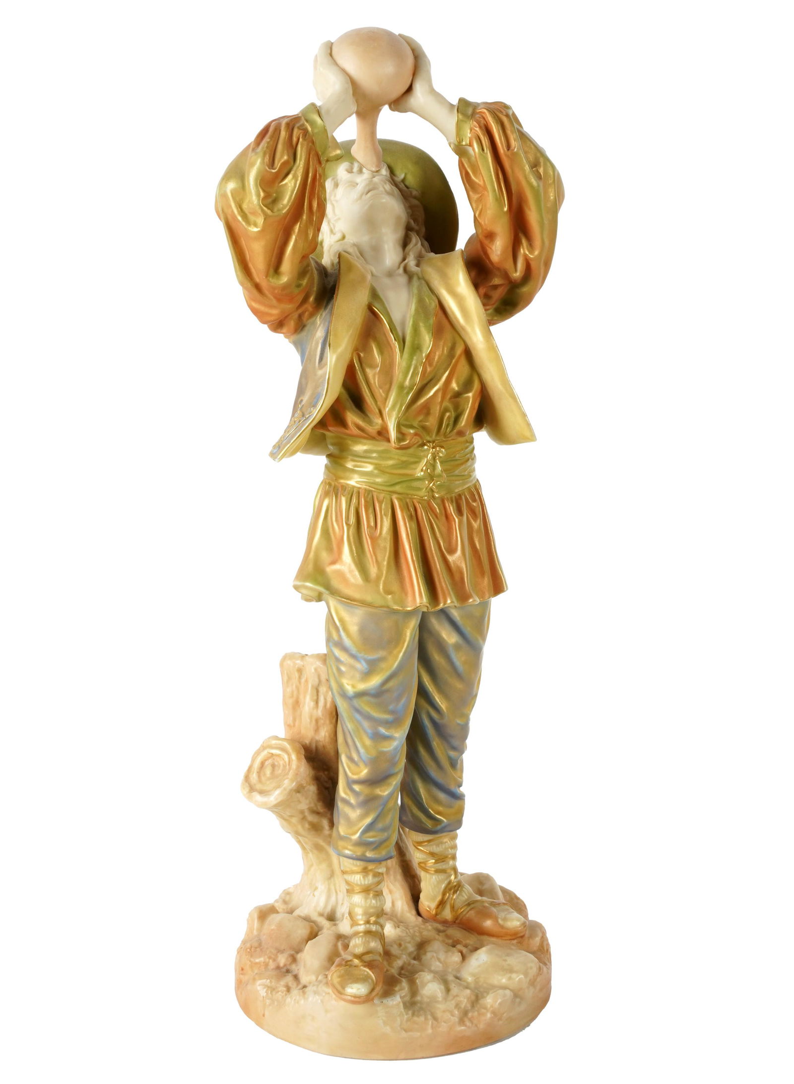 Victorian Royal Worcester Porcelain Figure (1 of 9)