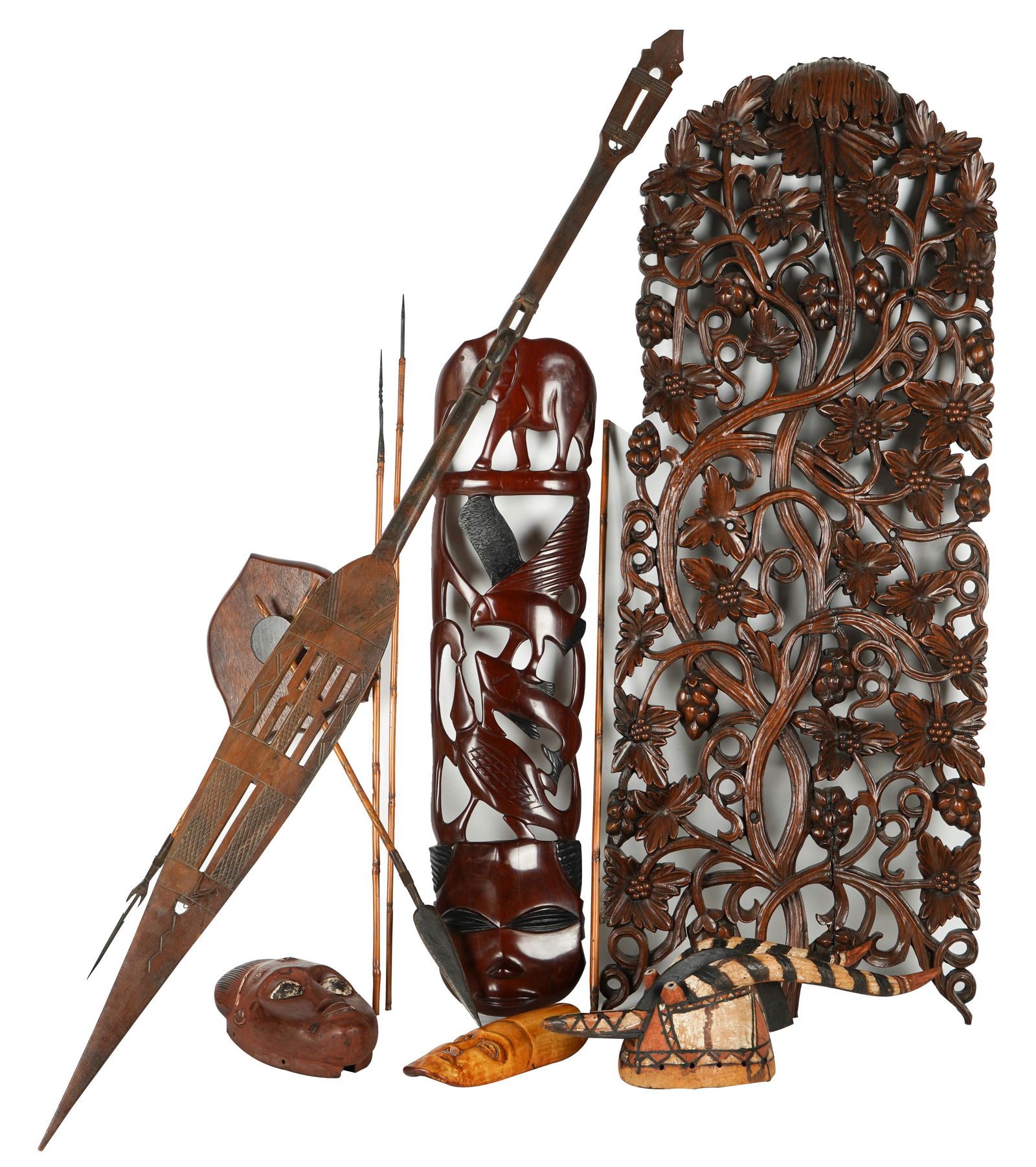 Collection of Assorted Wood Carvings (1 of 20)