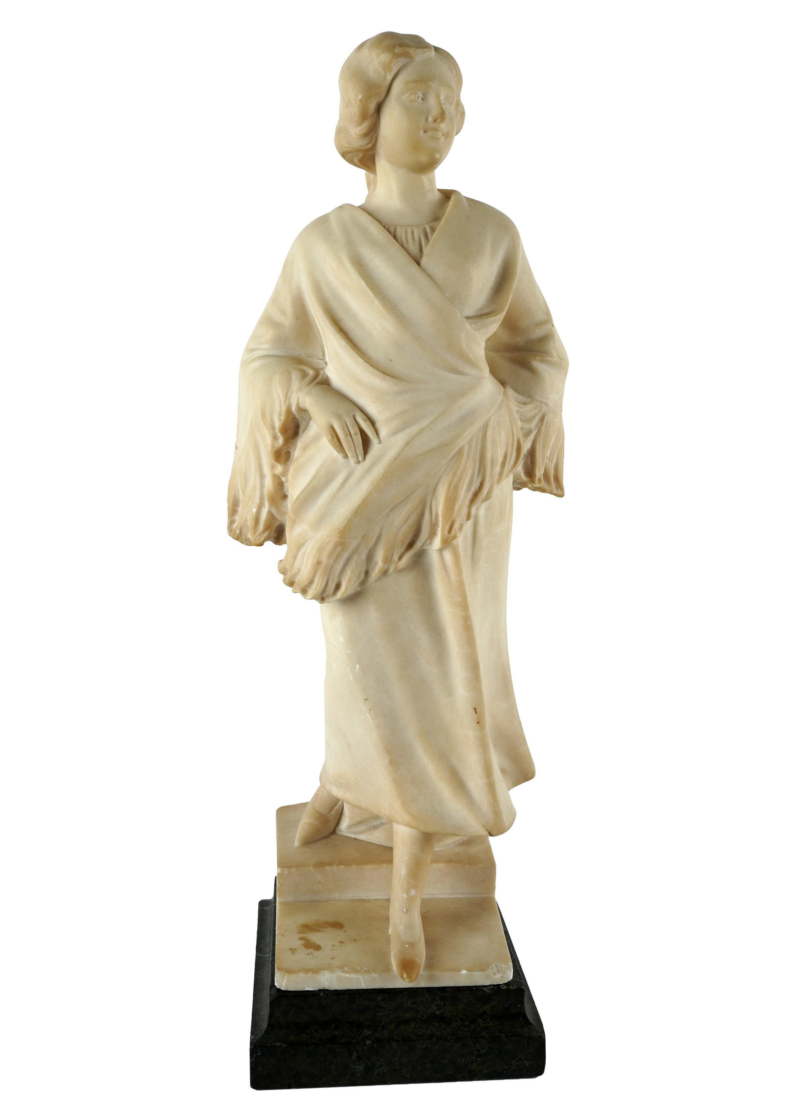 Italian Carved Marble Figure of a Woman (1 of 10)