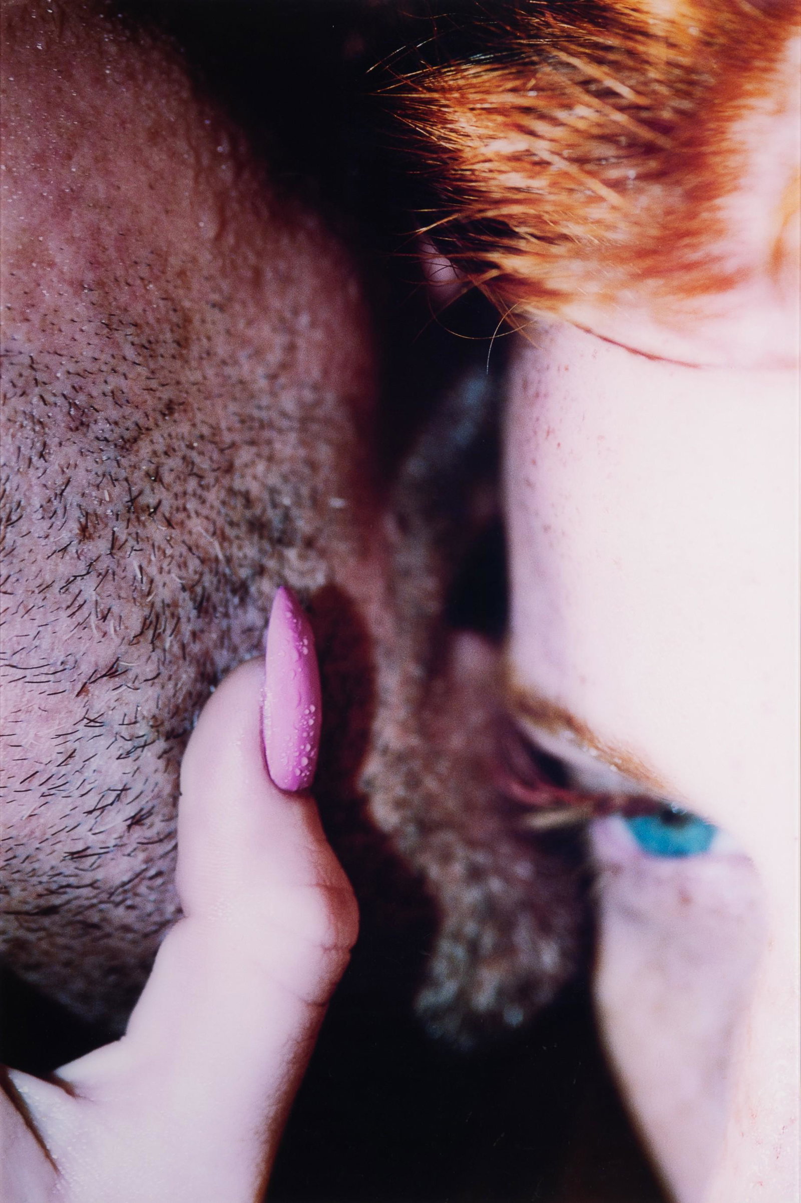 Marilyn A. Minter (B. 1948): Tom Ford Kissing Model (1 of 10)
