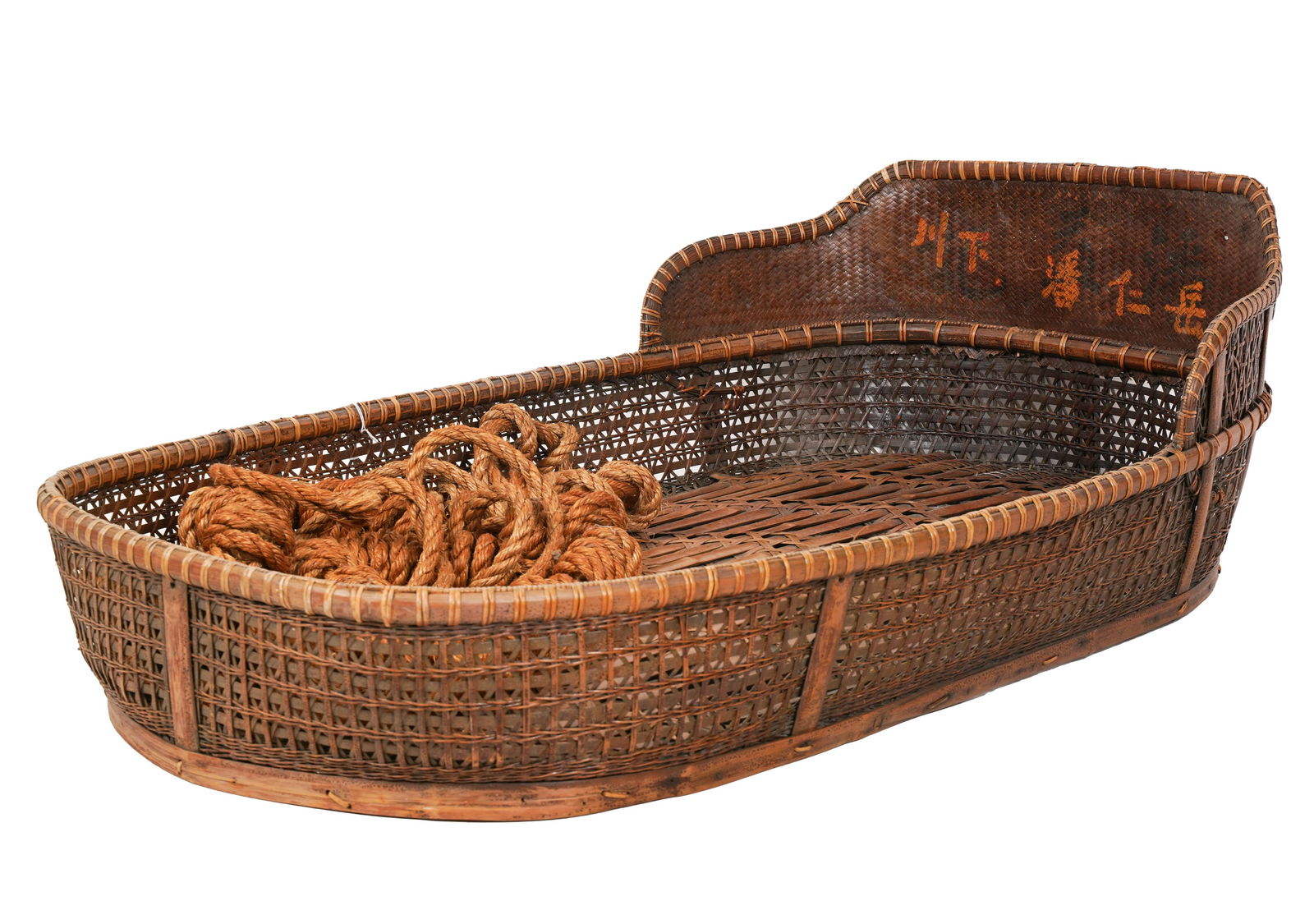 Collection of Connie Stevens: Large Chinese Wicker Basket (1 of 9)