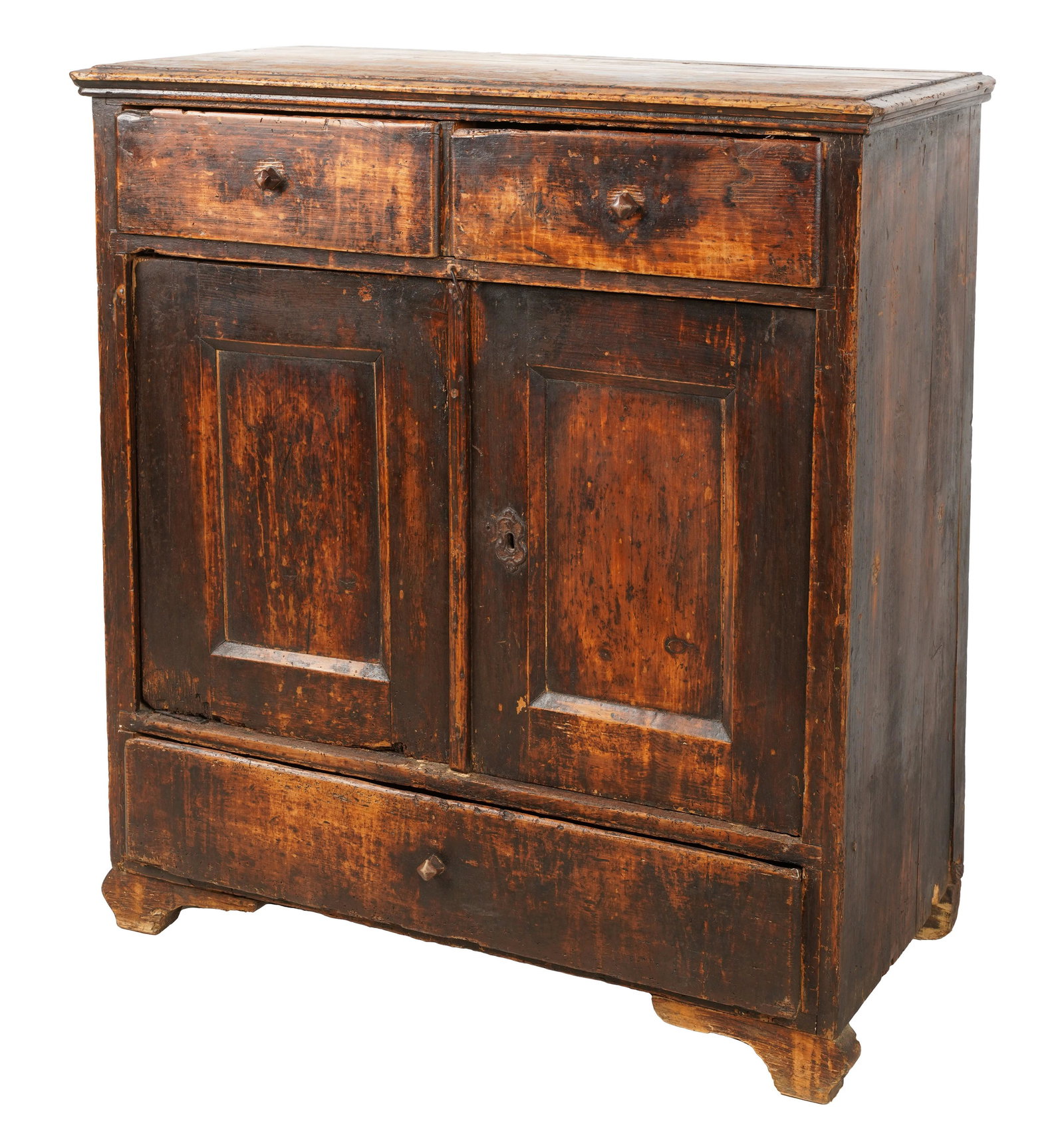 Rustic Pine Side Cabinet (1 of 11)