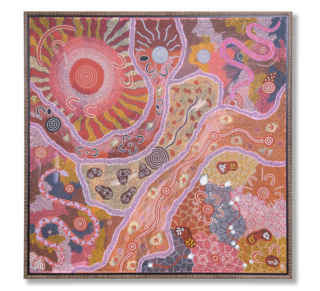 Maureen Nampajinpa Hudson, 1959, Six Dreamings (1 of 17)
