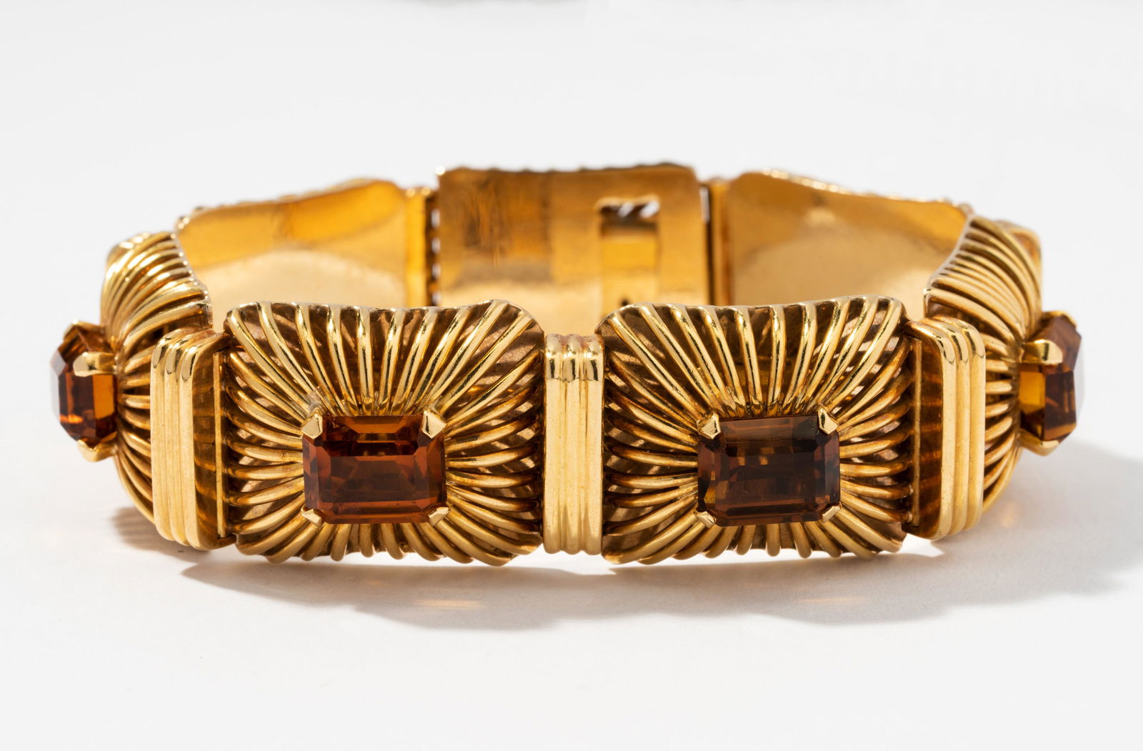 14 Karat Yellow Gold and Citrine Bracelet (1 of 9)