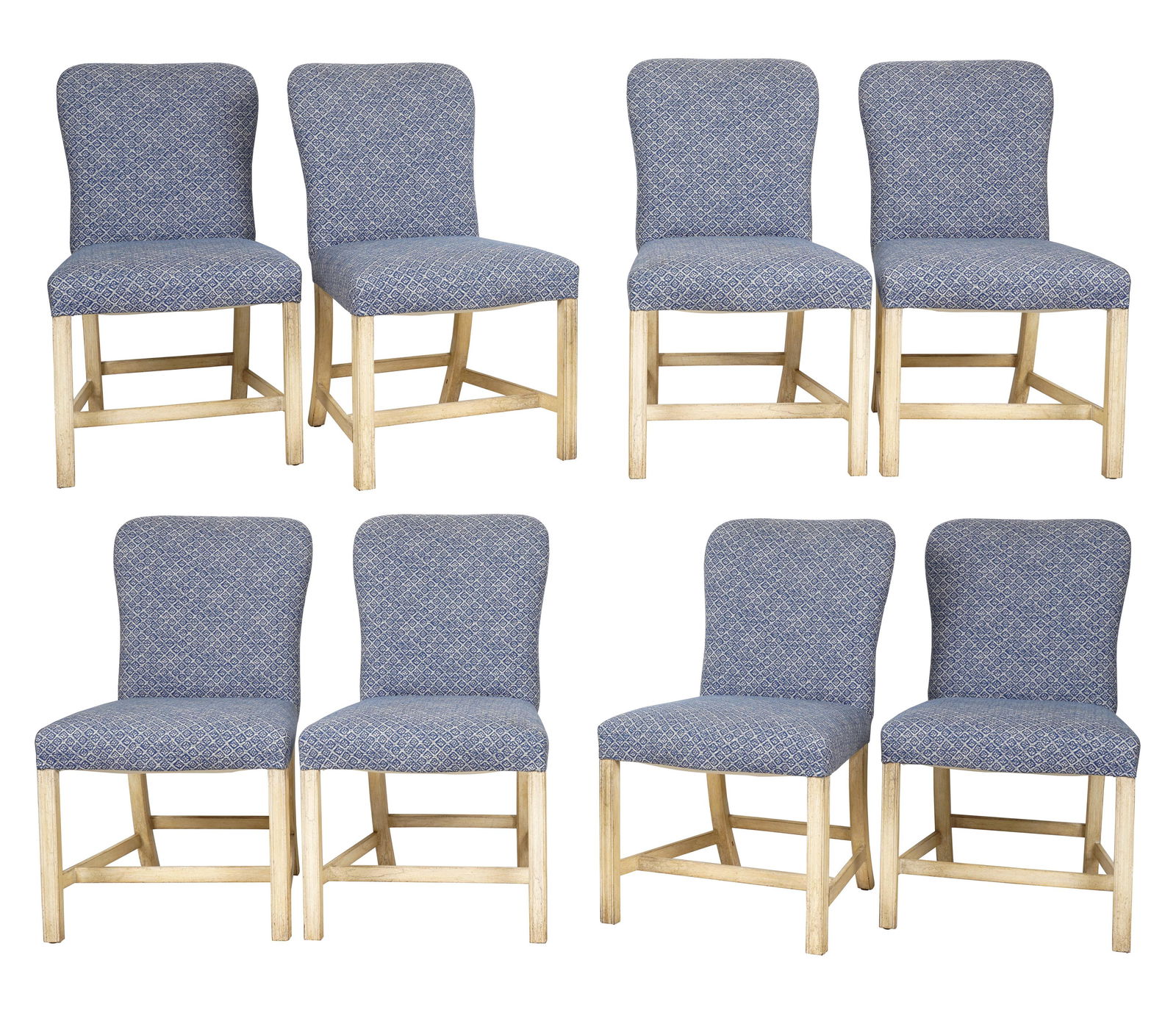 Set of Eight Rose Tarlow Chippendale Dining Chairs (1 of 9)