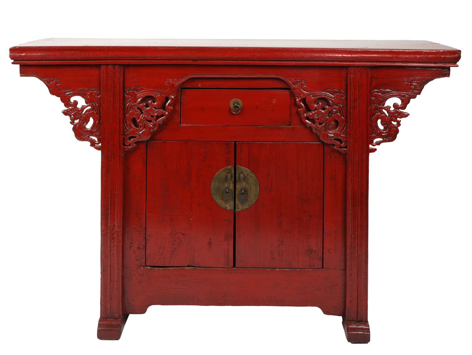 Asian-Style Lacquered Side Cabinet (1 of 8)