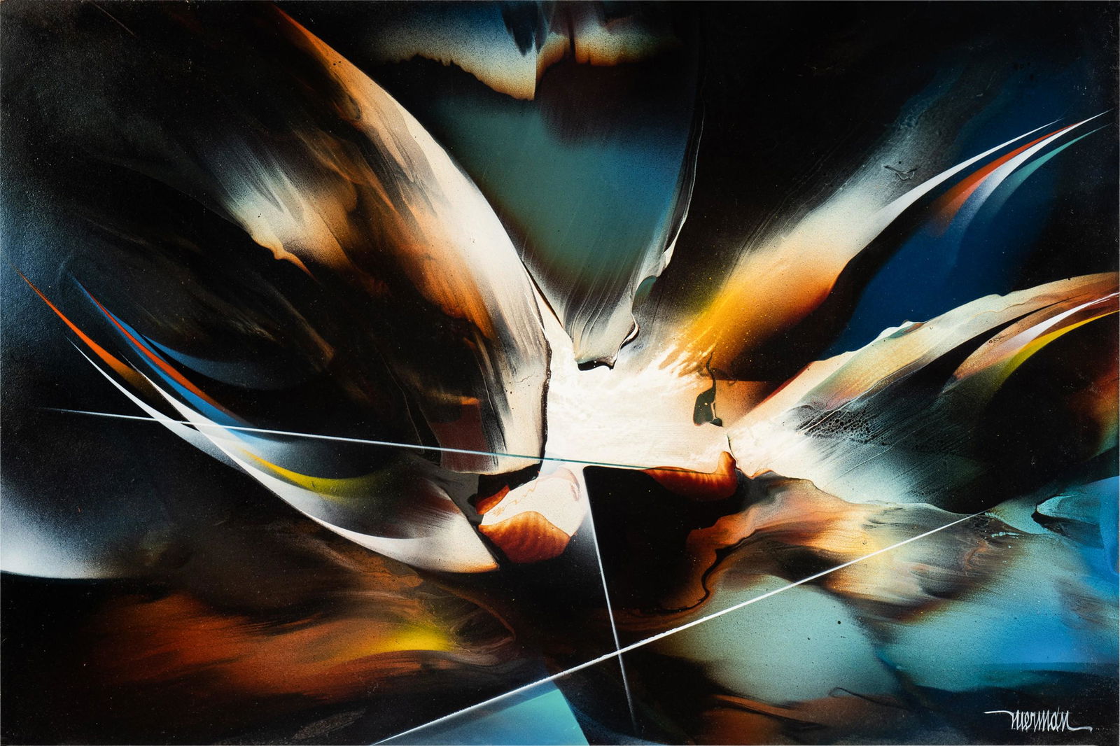 Leonardo M. Nierman (B. 1932): Sound Barrier (1 of 10)
