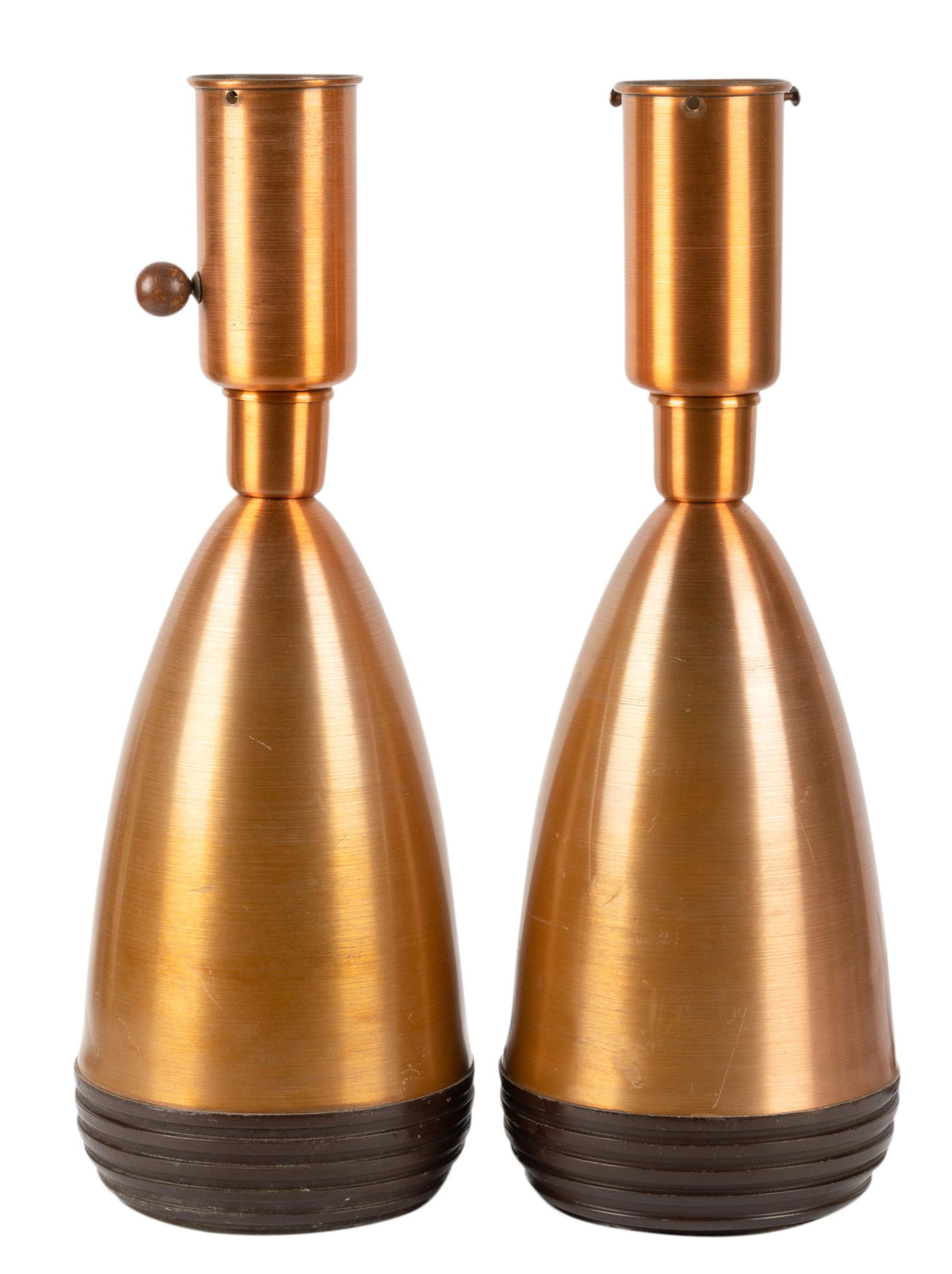 Pair of Mid-Century Copper Table Lamps (1 of 12)