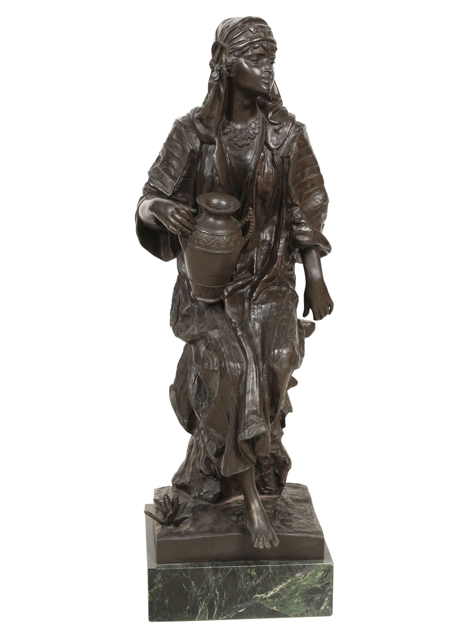 After Anatole Jean Guellot: Arab Girl with Vase (1 of 9)