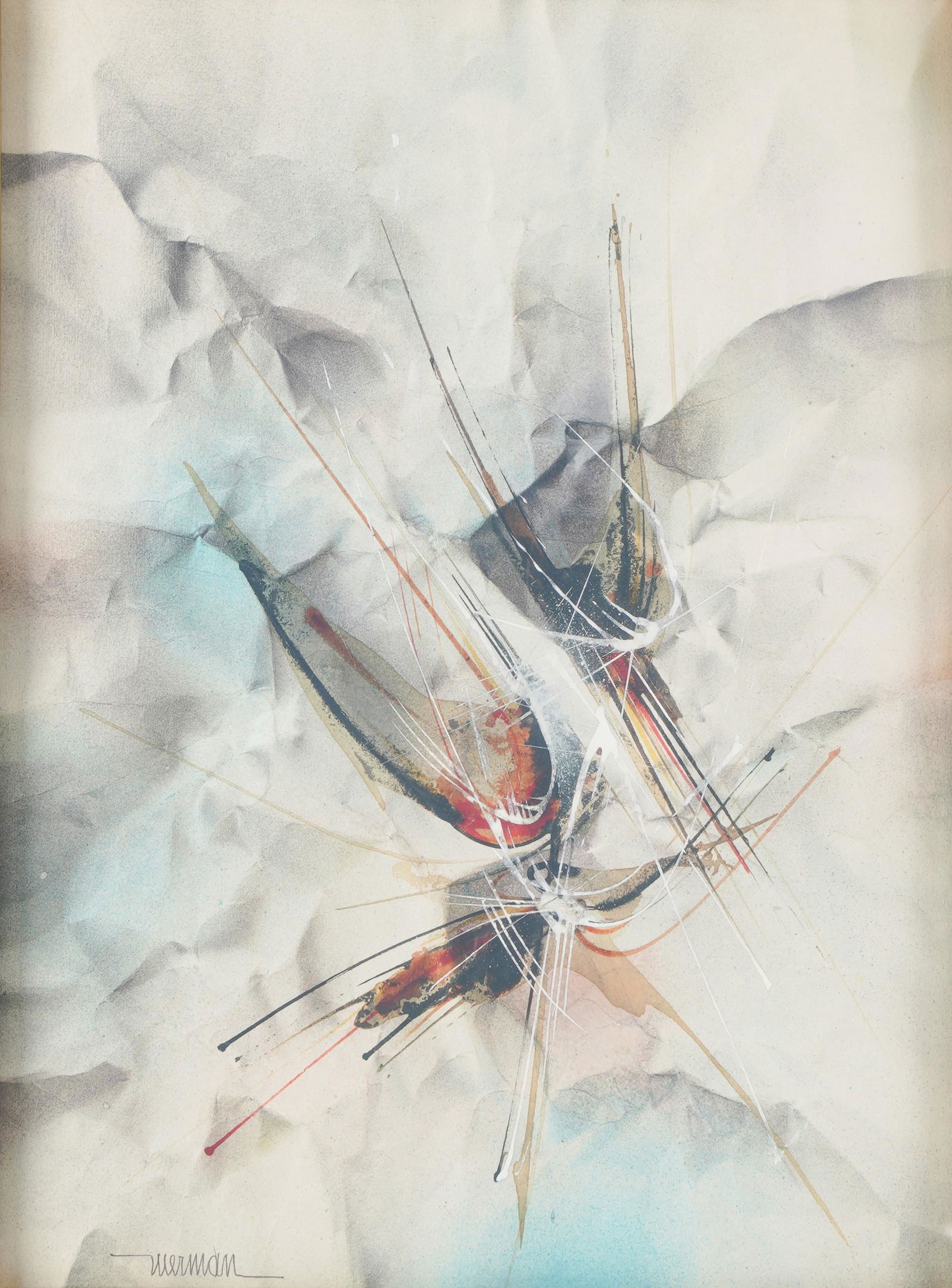 Leonardo M. Nierman (B. 1932): Games of Wind (1 of 7)