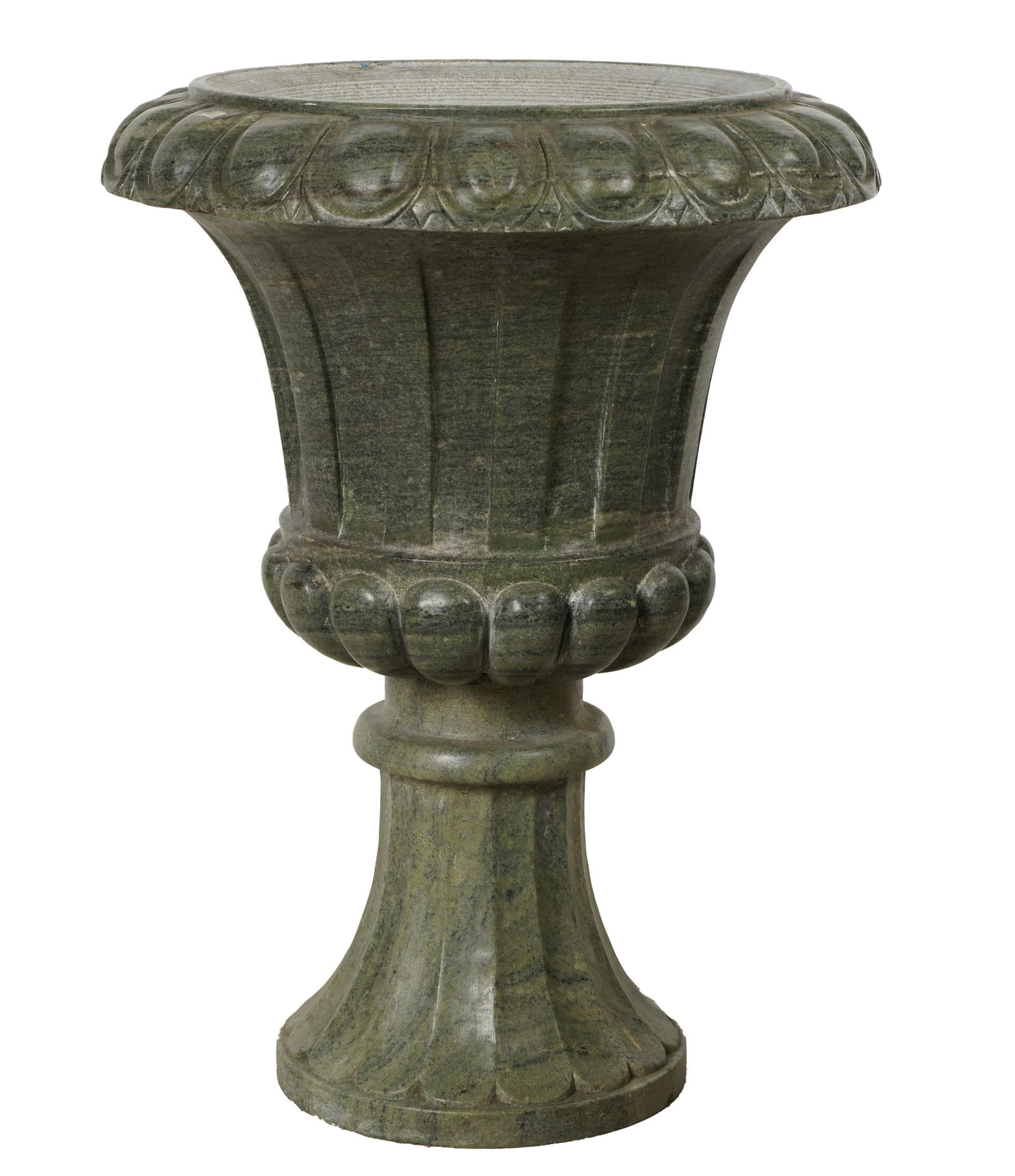 Continental Verdigris Marble Campana Urn (1 of 10)