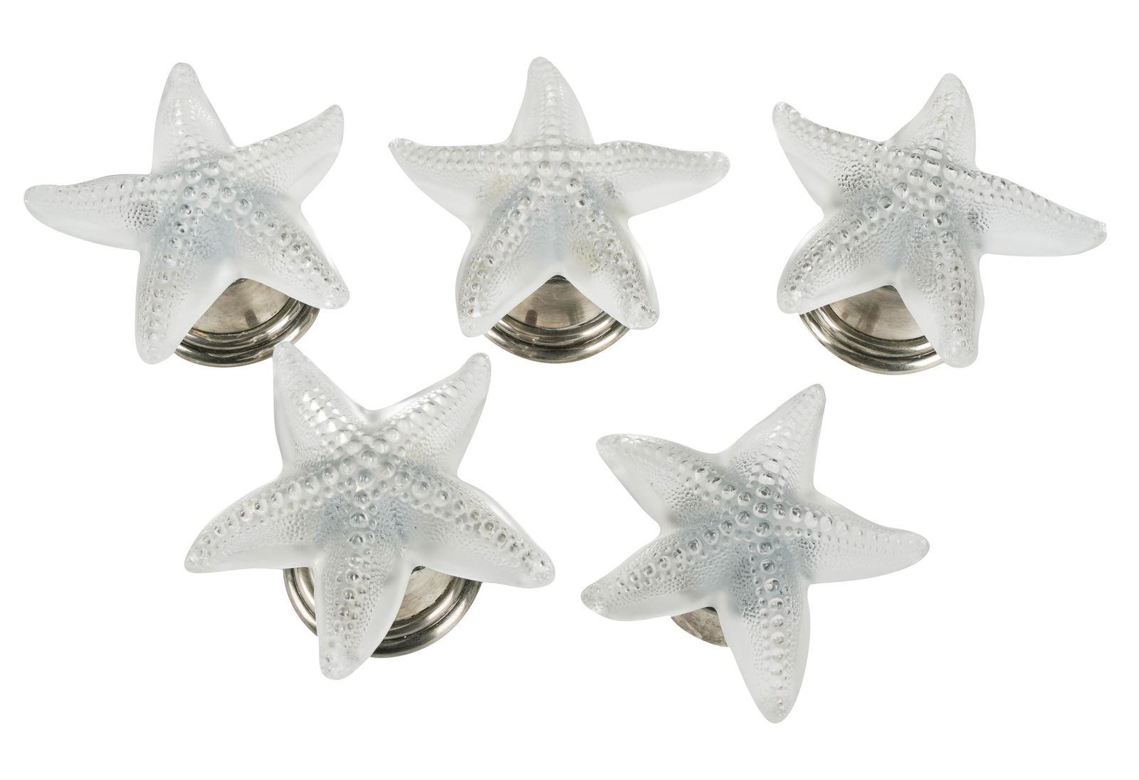 Six Lalique Glass Starfish Hardware (1 of 9)