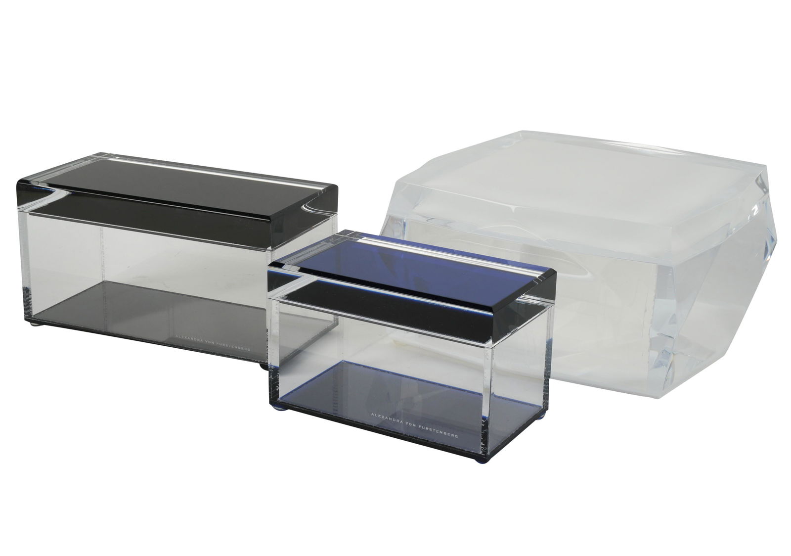 Alexandra Von Fürstenberg: Three Acrylic Boxes (1 of 5)