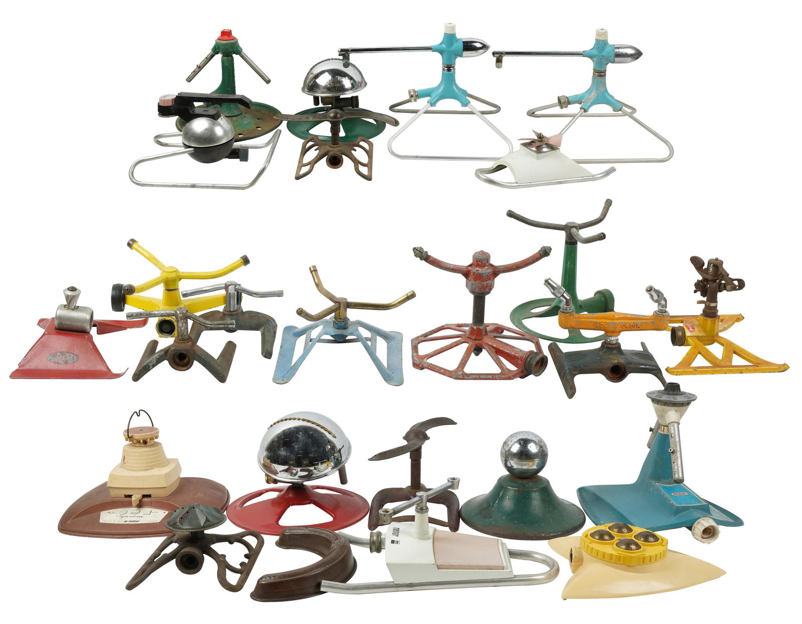 Group of Vintage Sprinkler Heads and Wall Sculptures (1 of 13)