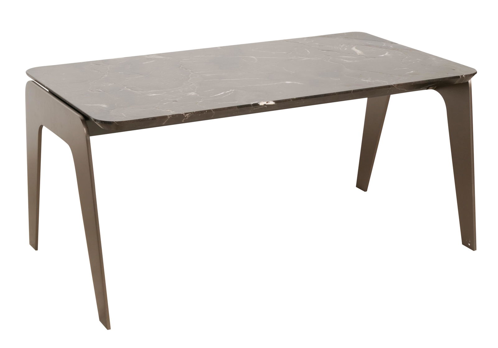 Steel and Marble Coffee Table (1 of 8)