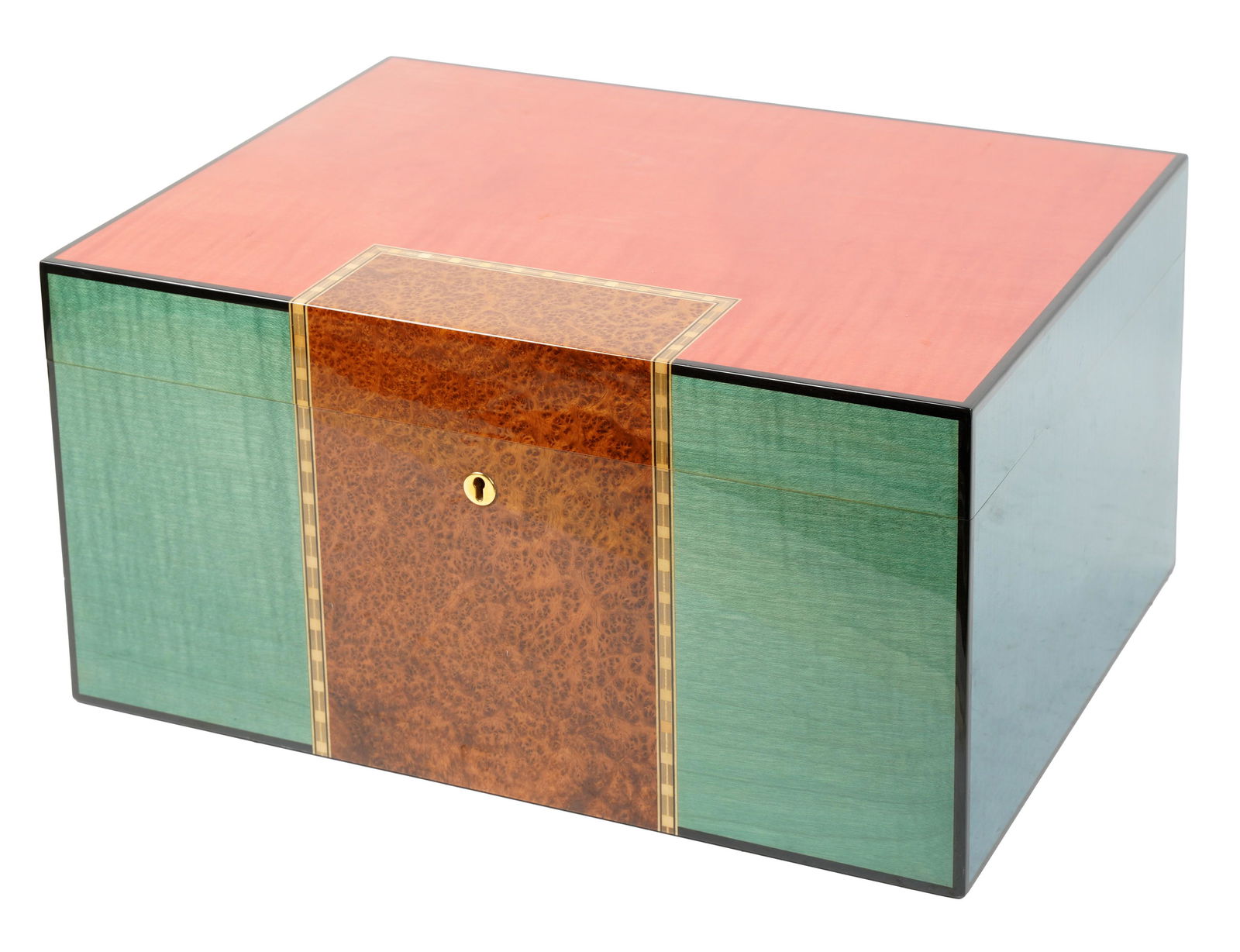 Elie Bleu Lacquered and Burl Wood Humidor (1 of 12)