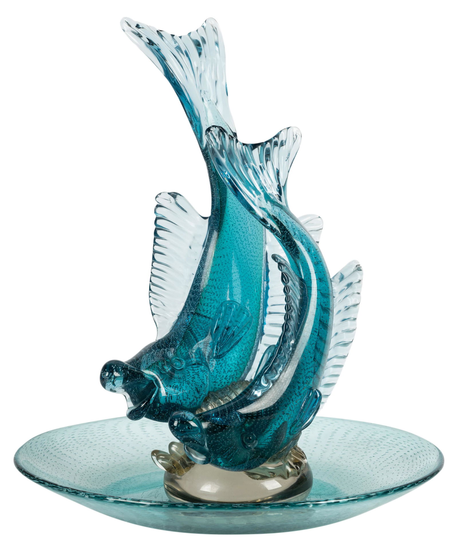 Large Murano Glass Fish Centerpiece (1 of 13)