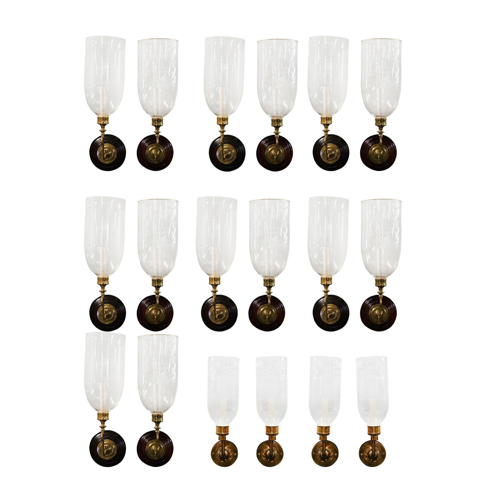 Eighteen Hurricane Wall Sconces (1 of 20)