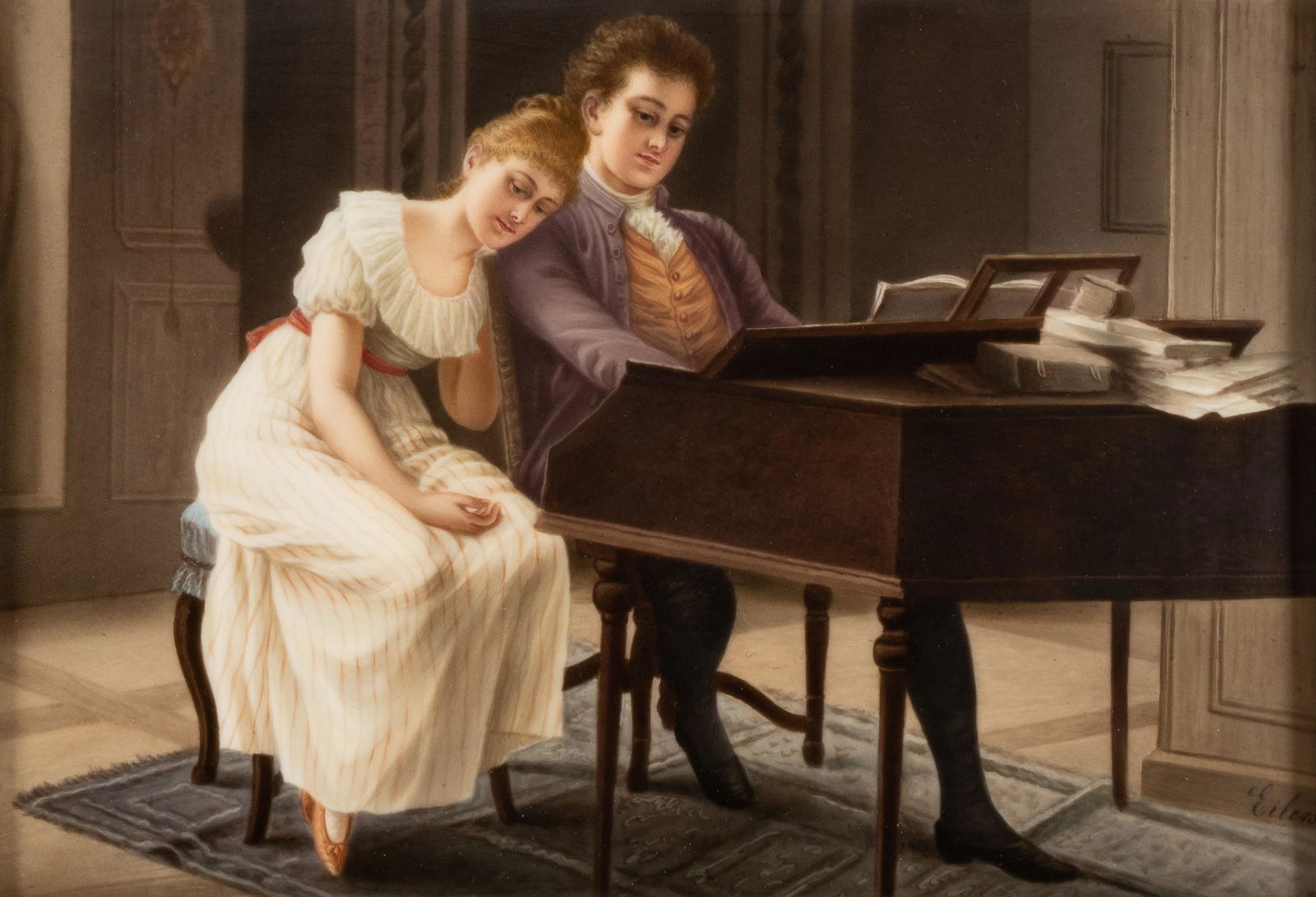 Berlin KPM Porcelain Plaque: Songs Without Words (1 of 11)