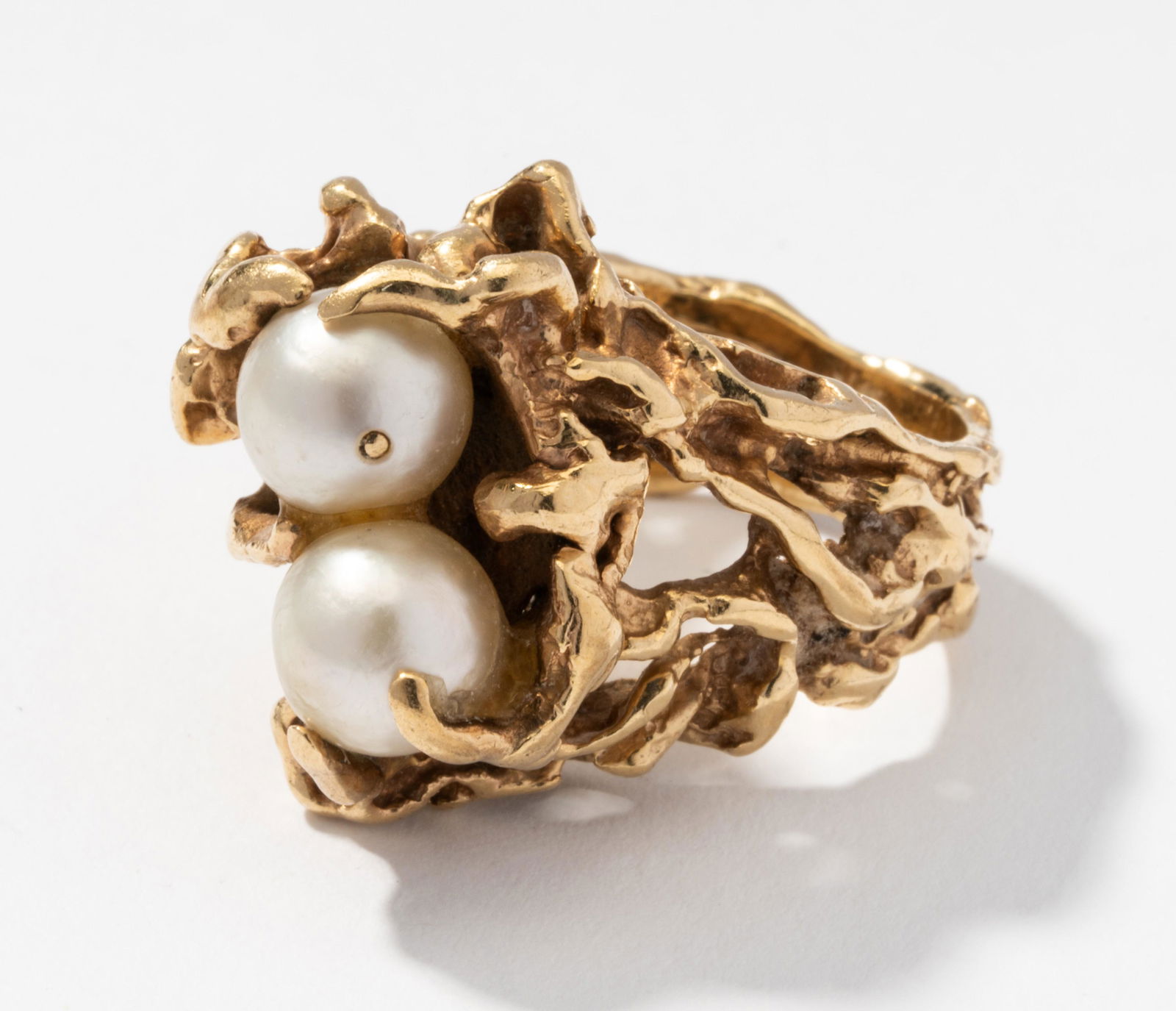14 Karat Yellow Gold Pearl Ring (1 of 6)