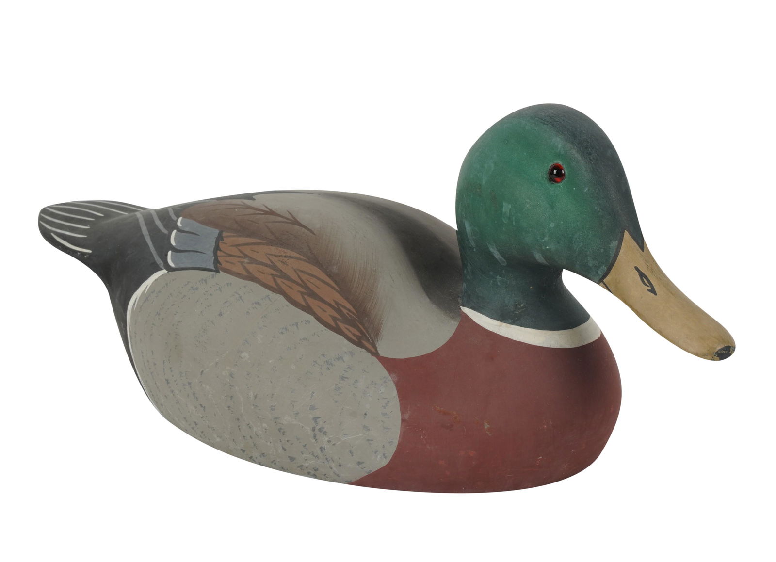 Painted Wood Duck Decoy (1 of 5)