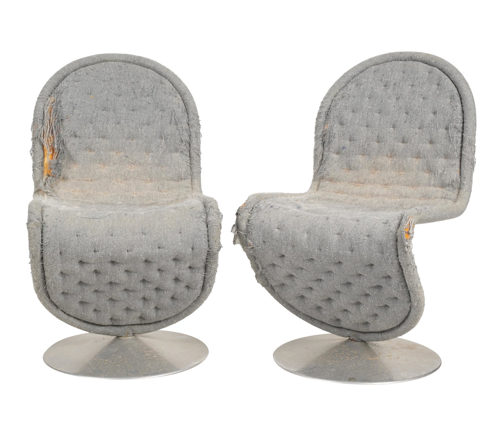 Pair of Verner Panton 1-2-3 System Lounge Chairs (1 of 12)
