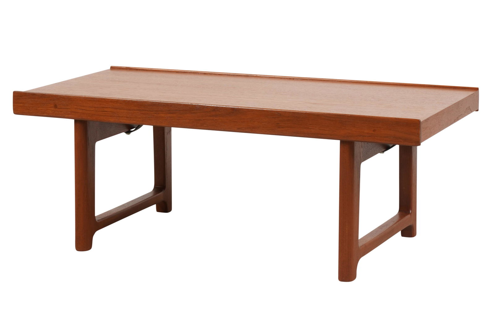 Torbjorn Afdal for Bruksbo: Krobo Bench: teak; 1960s; unsigned 12 1/4 x 33 x 16 in. (31.1 x 83.8 x 40.6 cm.)
