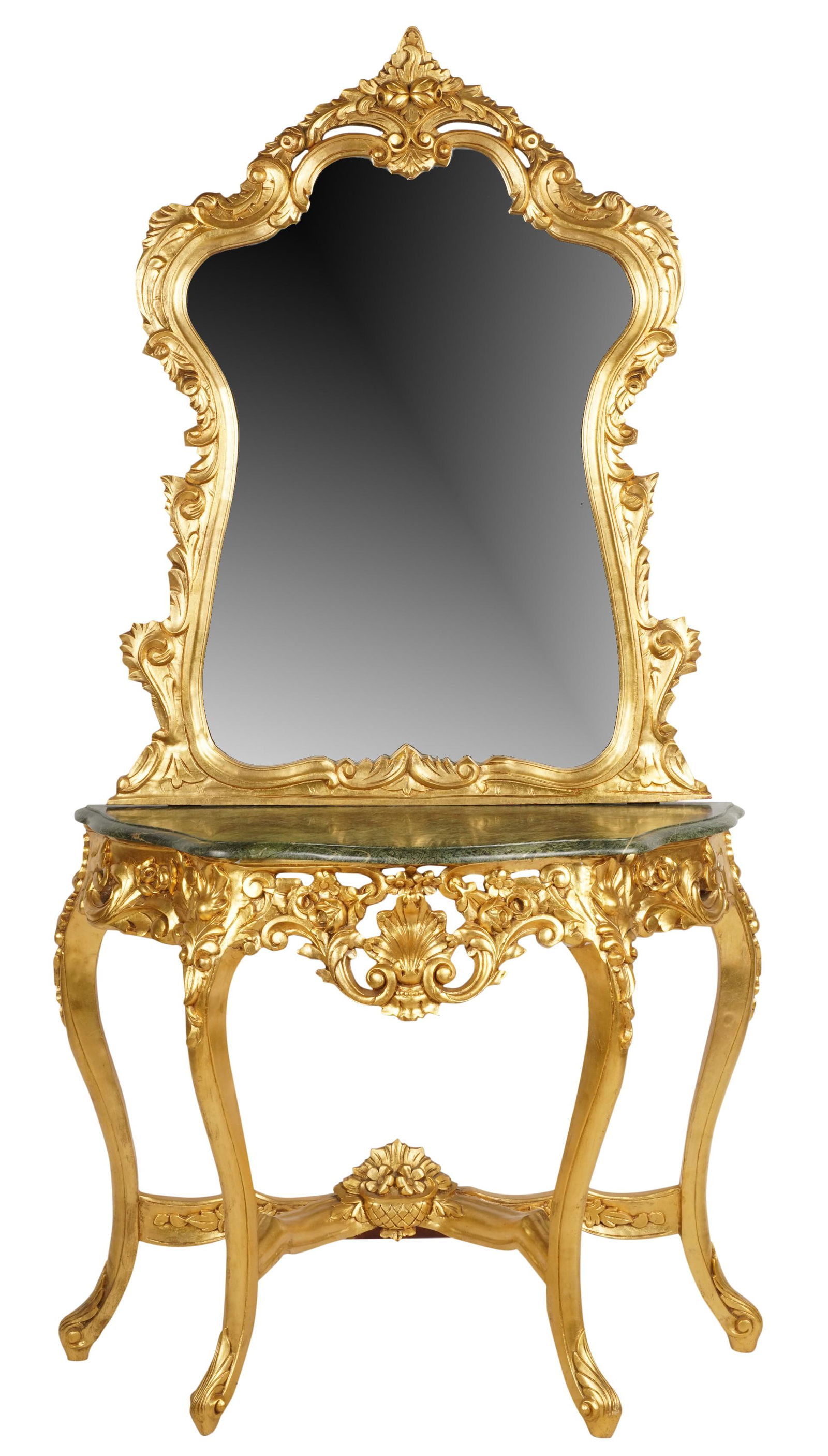 Collection of Larry Flynt: Giltwood Console Table and Wall Mirror (1 of 13)
