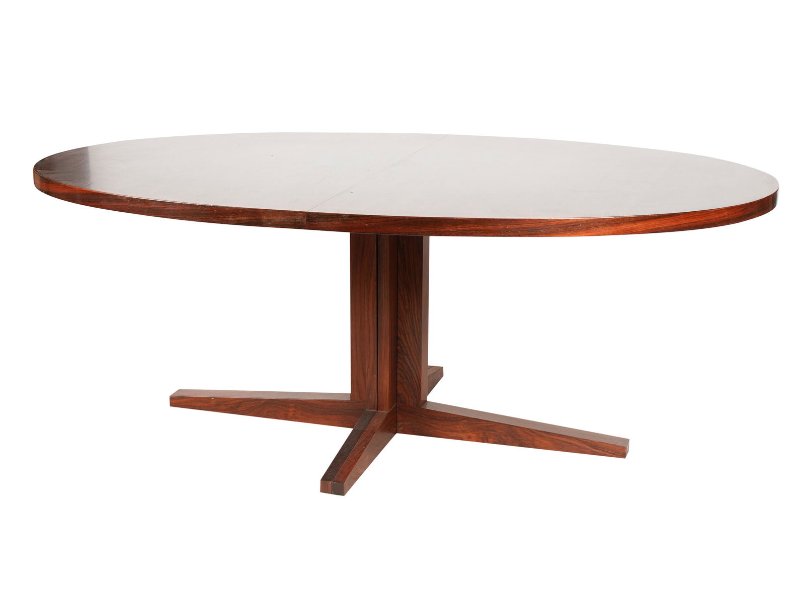 John Mortensen for Heltborg Mobler: Rosewood Oval Dining Table (1 of 8)