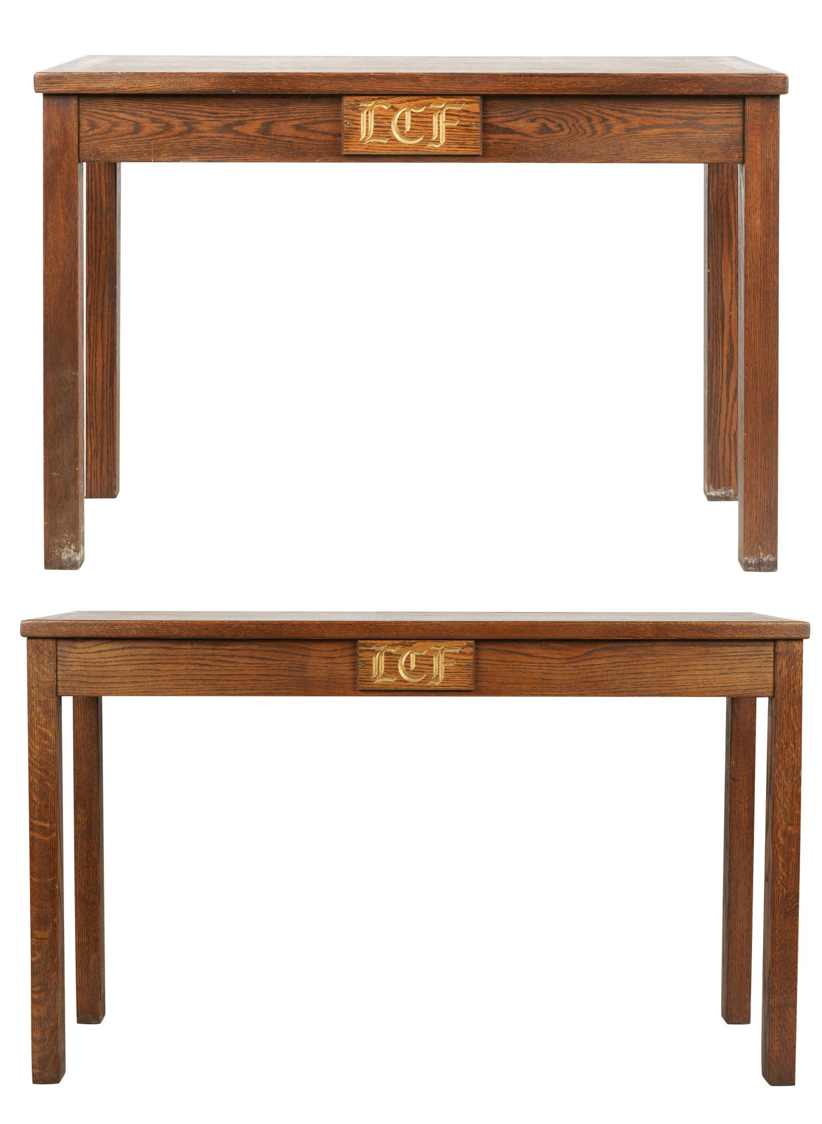 Collection of Larry Flynt: Two Oak Tables (1 of 15)