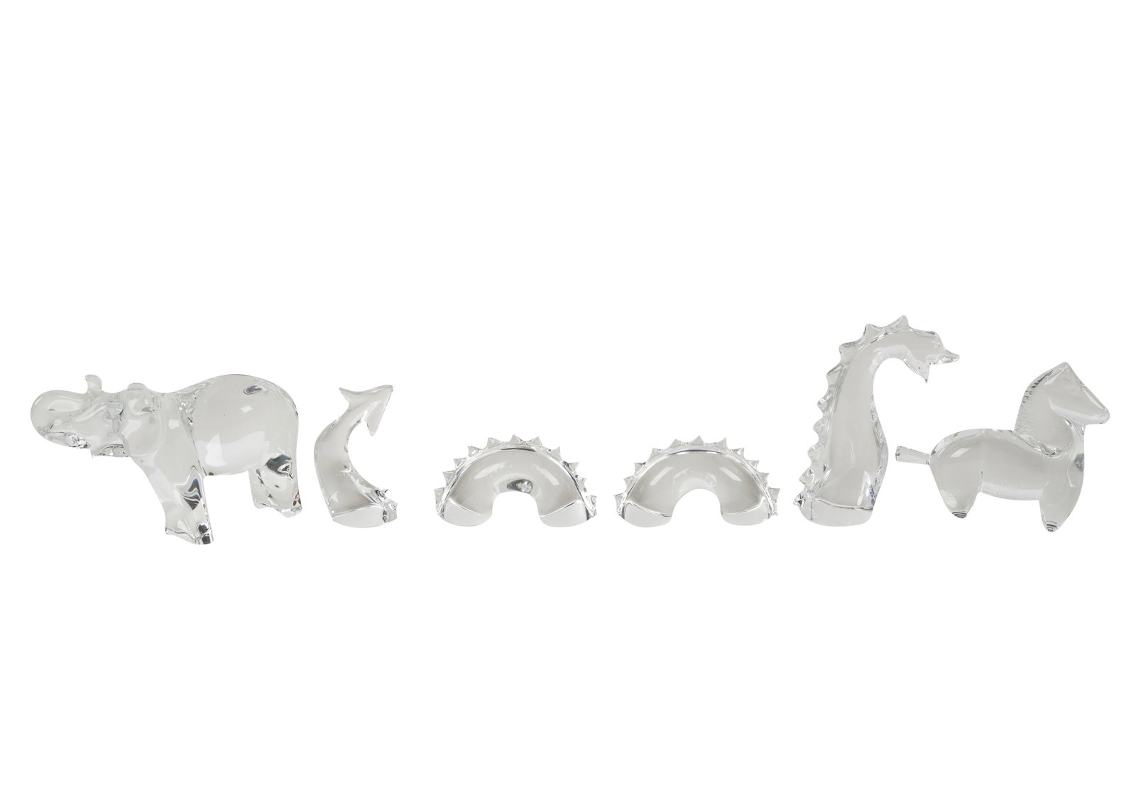 Collection of Baccarat Crystal Animal Figures (1 of 7)