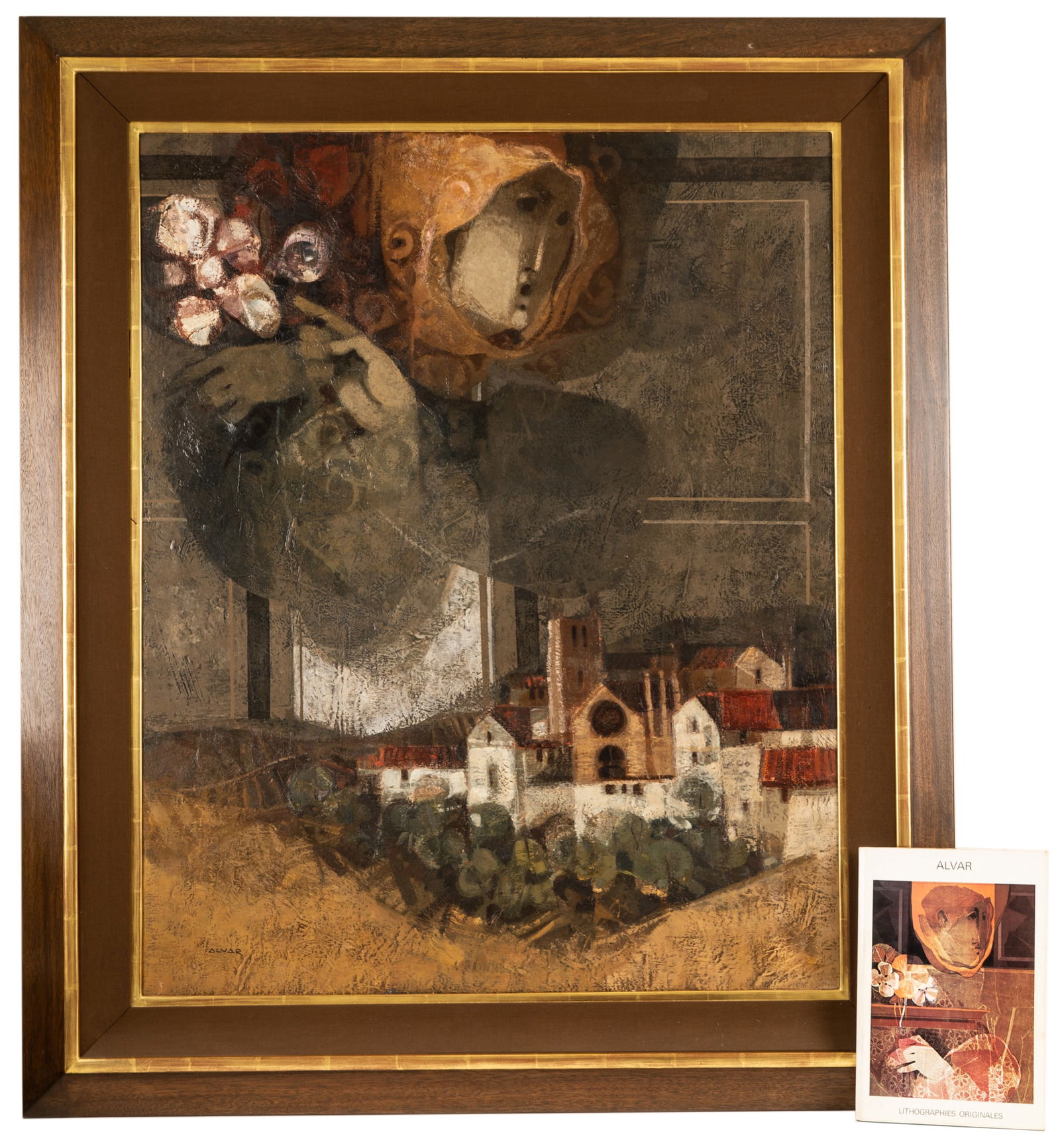 Alvar Sunol Munoz-Ramos (Spanish b. 1935): Personaje Sobre Paisaje (1 of 19)