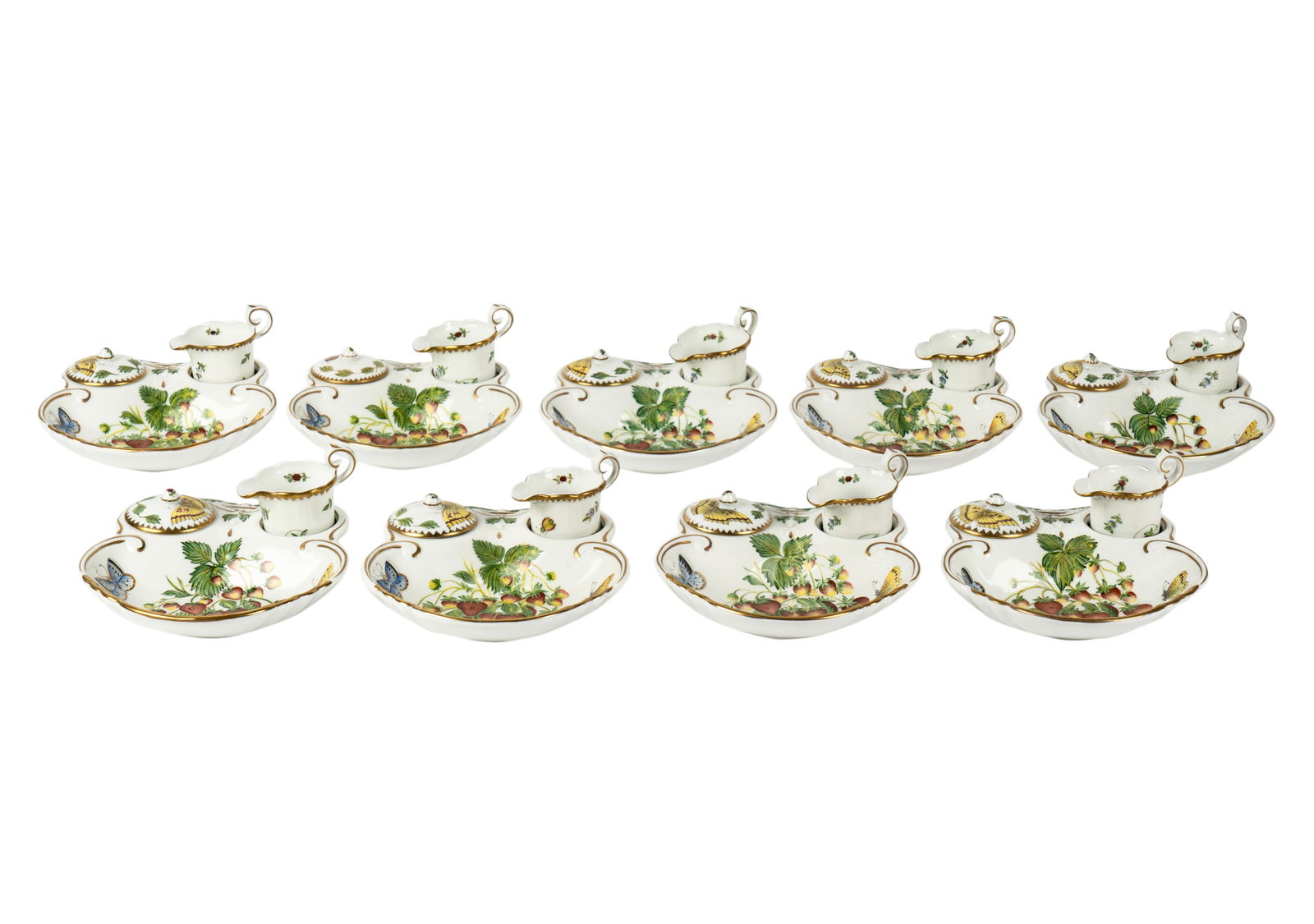 Nine Anna Weatherly Design Porcelain Strawberry Dishes (1 of 10)