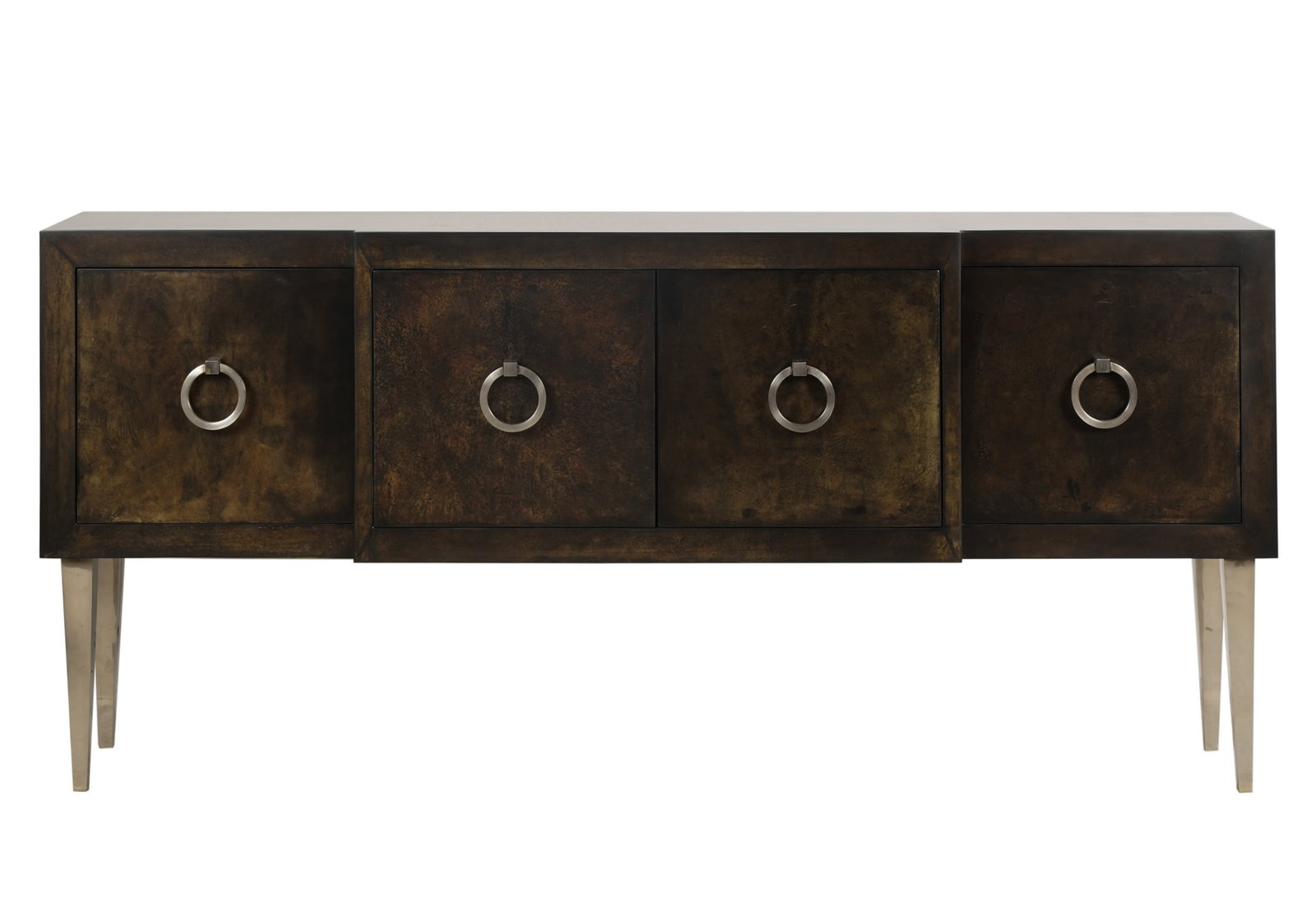 Goatskin Buffet: manufacturer unknown; 33 x 72 1/2 x 15 in. (83.8 x 184.2 x 38.1 cm.)