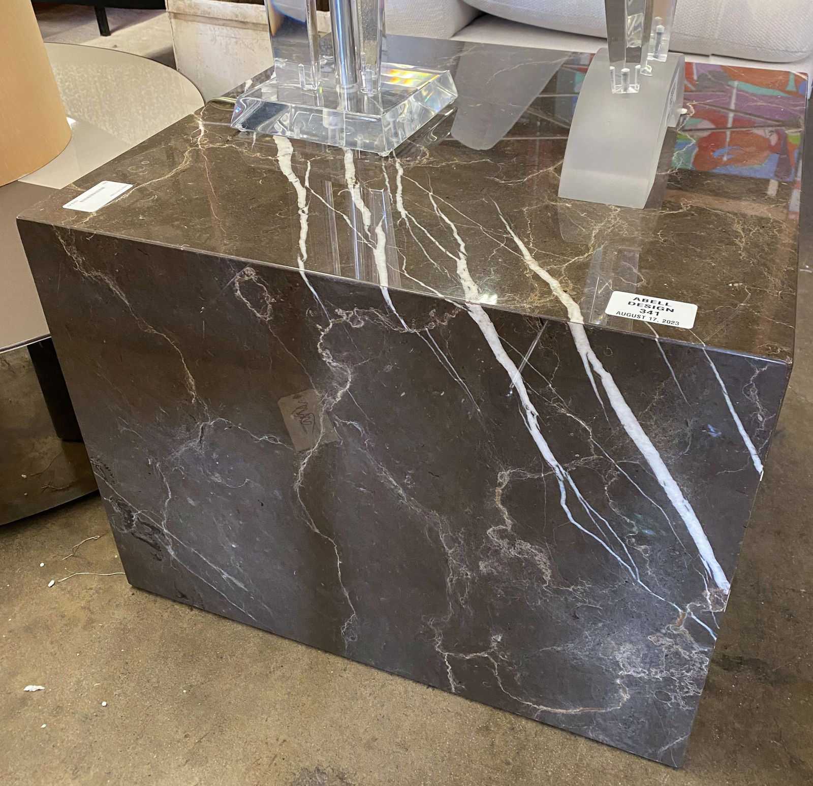 Marble Side Table (1 of 7)