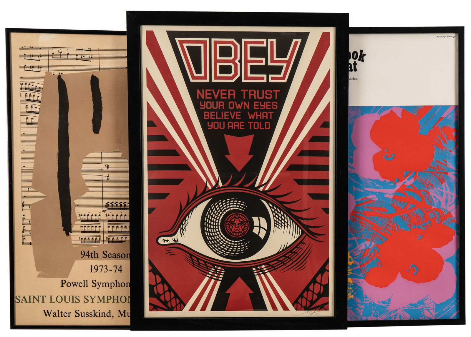 Three Color Lithograph Posters (1 of 13)