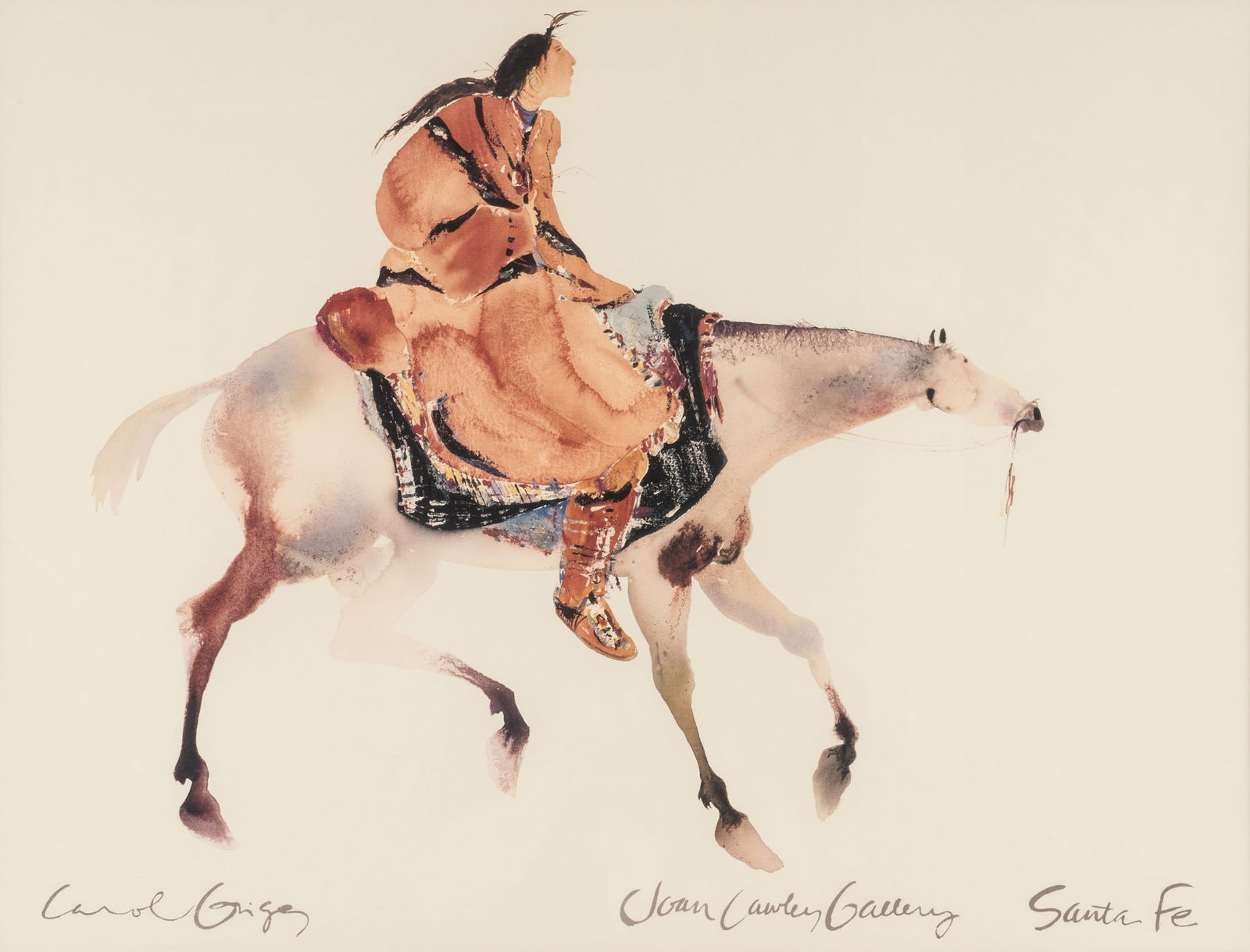 Carol Grigg (b. 1942): Joan Cawley Gallery, Santa Fe Poster (1 of 8)