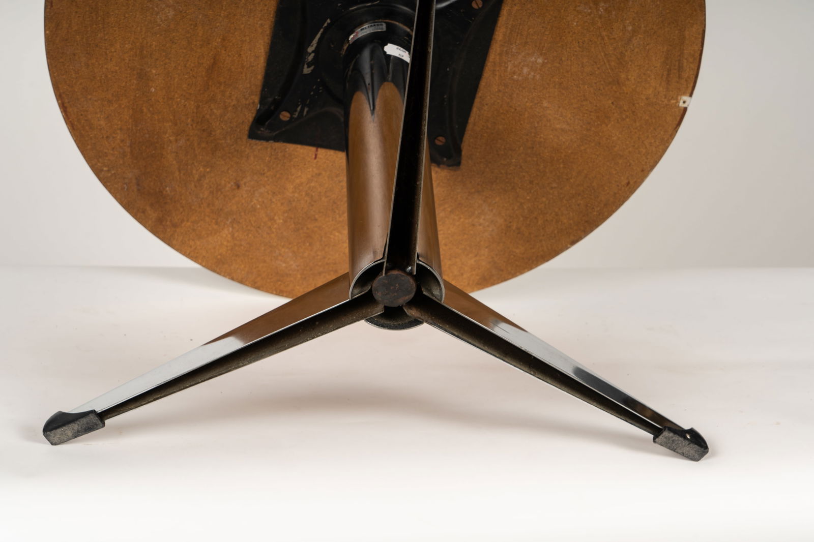 Mid-Century Metallic Foil, Chrome and Glass Coffee Table (1 of 15)