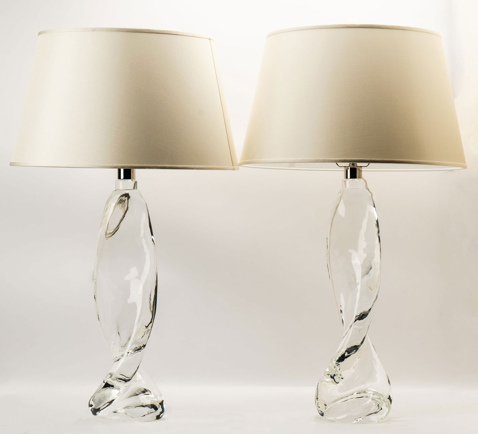 Pair of Murano-Style Glass Table Lamps (1 of 13)